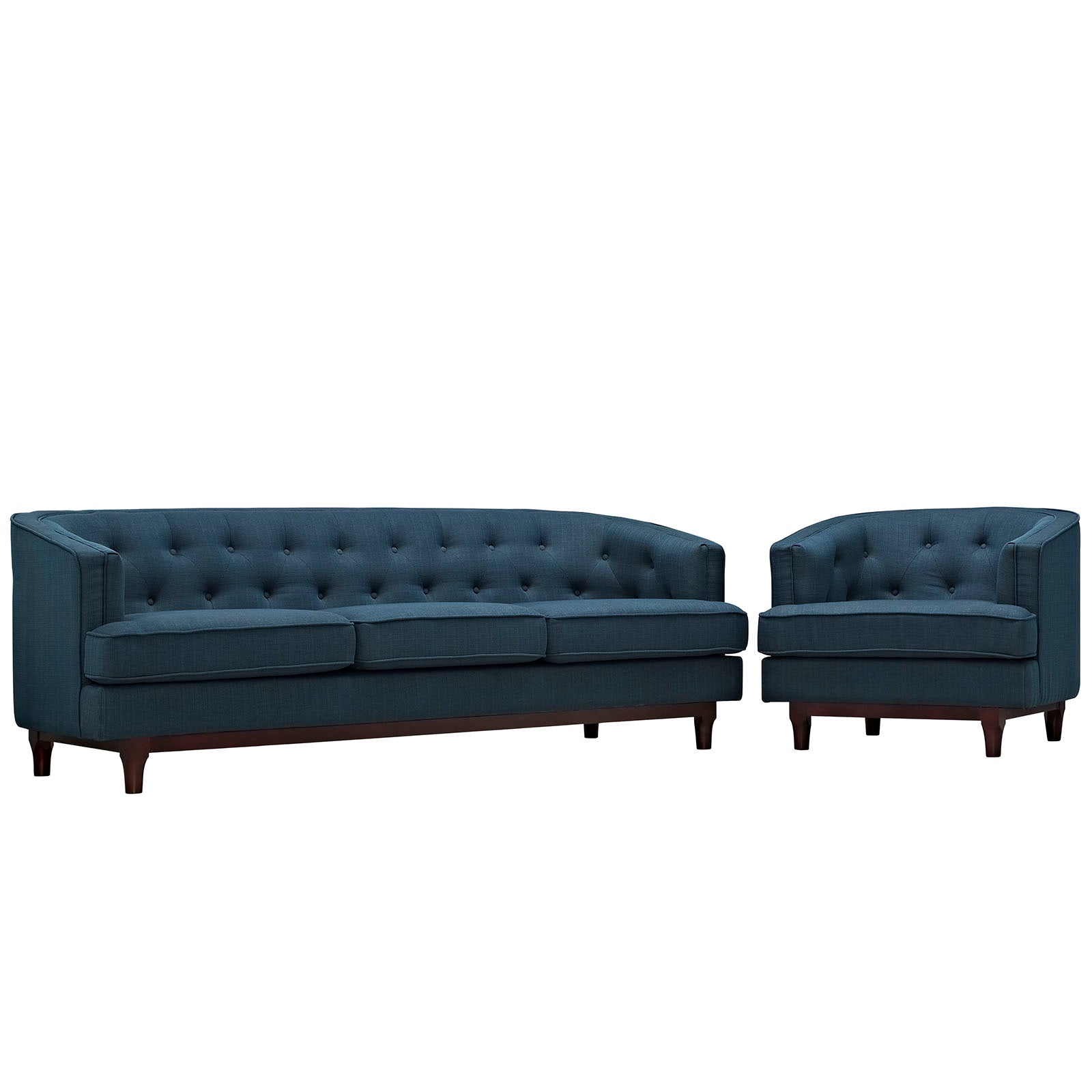 Coast Living Room Set Set of 2-Sofa Set-Modway-Wall2Wall Furnishings