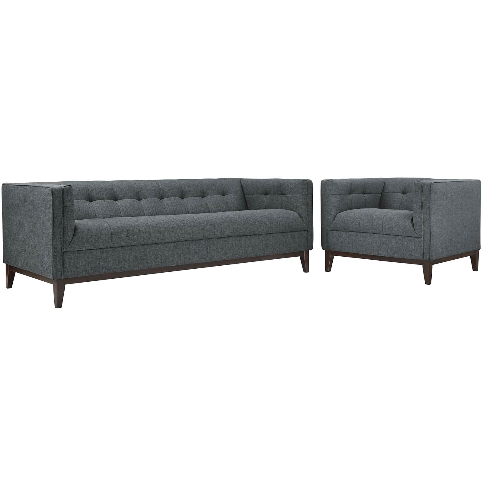 Serve Living Room Set Set of 2-Sofa Set-Modway-Wall2Wall Furnishings