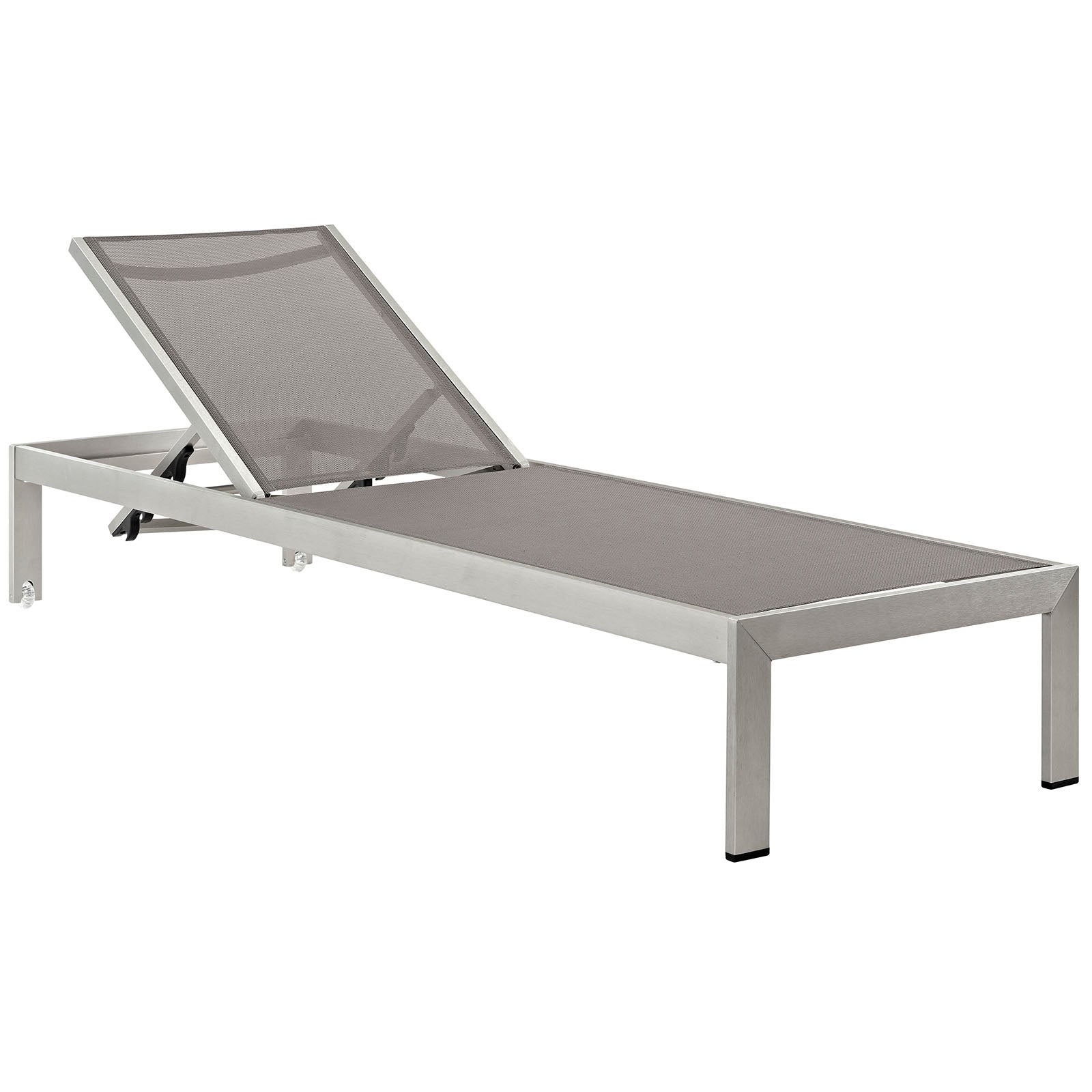 Shore Chaise Outdoor Patio Aluminum Set of 2-Outdoor Set-Modway-Wall2Wall Furnishings