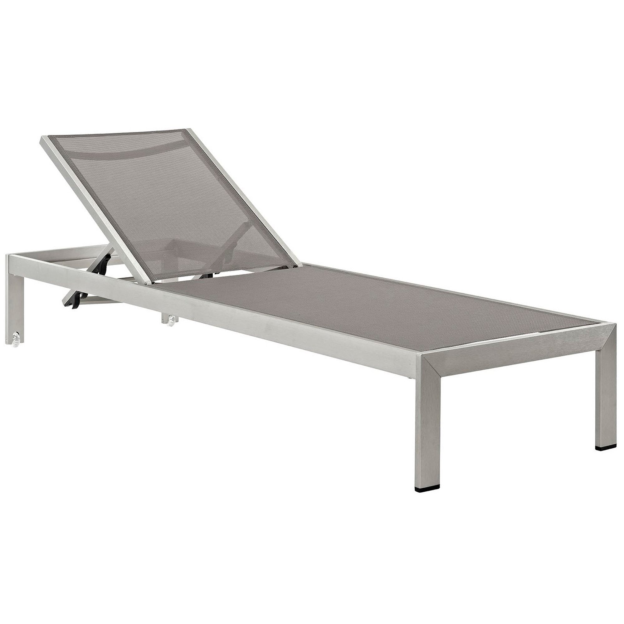 Shore Outdoor Patio Aluminum Chaise Set of 4