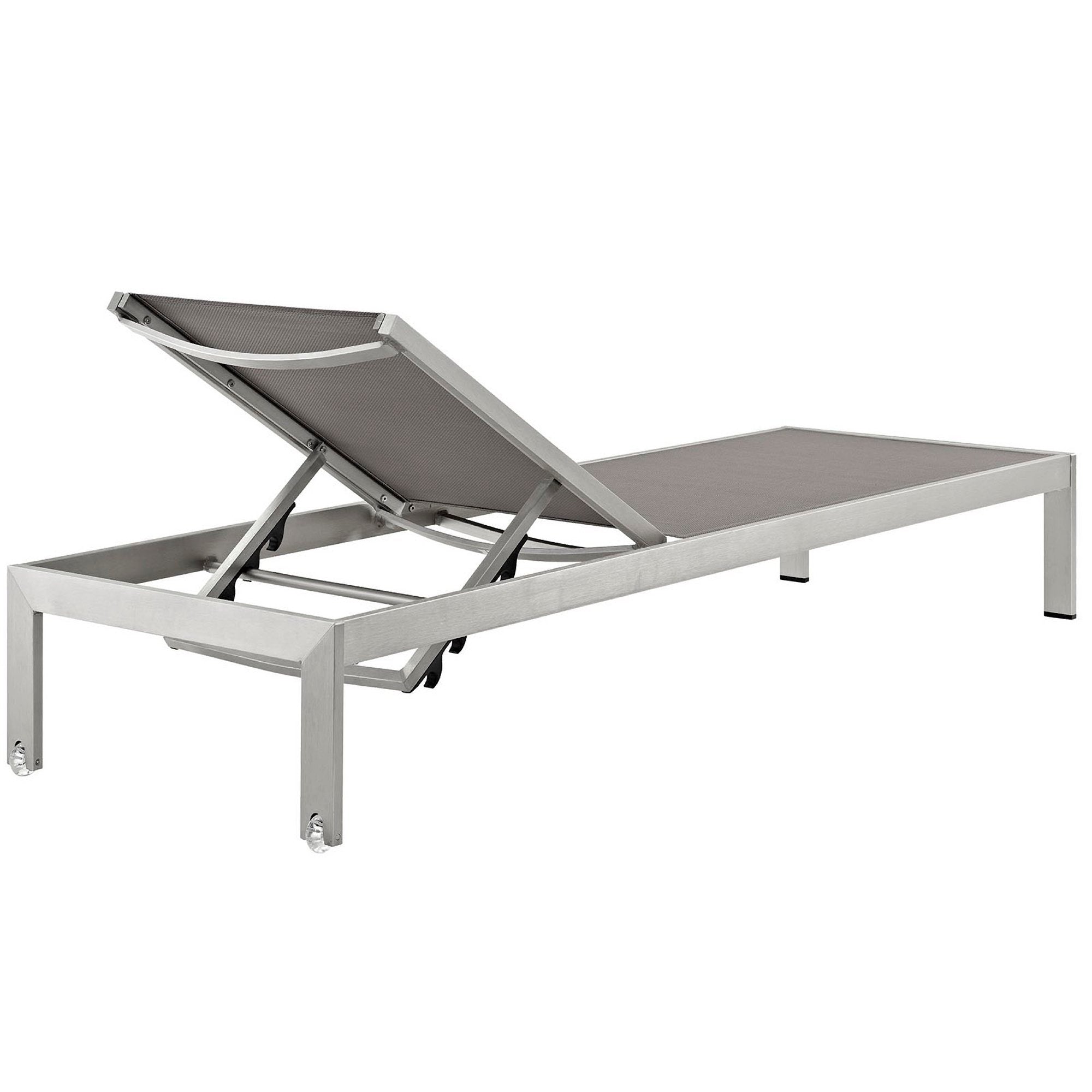 Shore Outdoor Patio Aluminum Chaise Set of 4