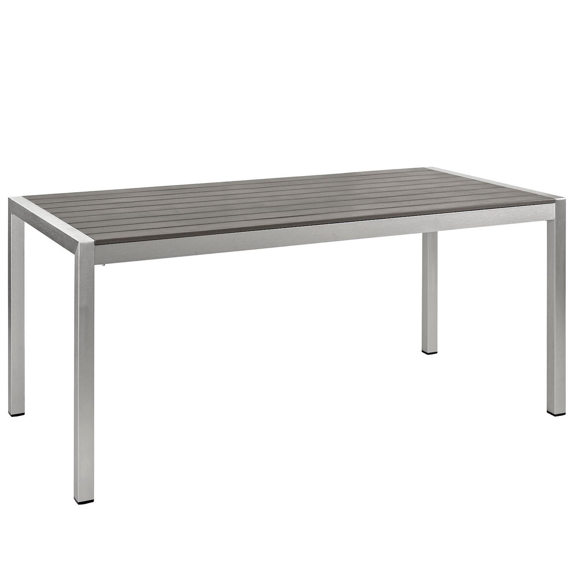 Shore 7 Piece Outdoor Patio Aluminum Dining Set