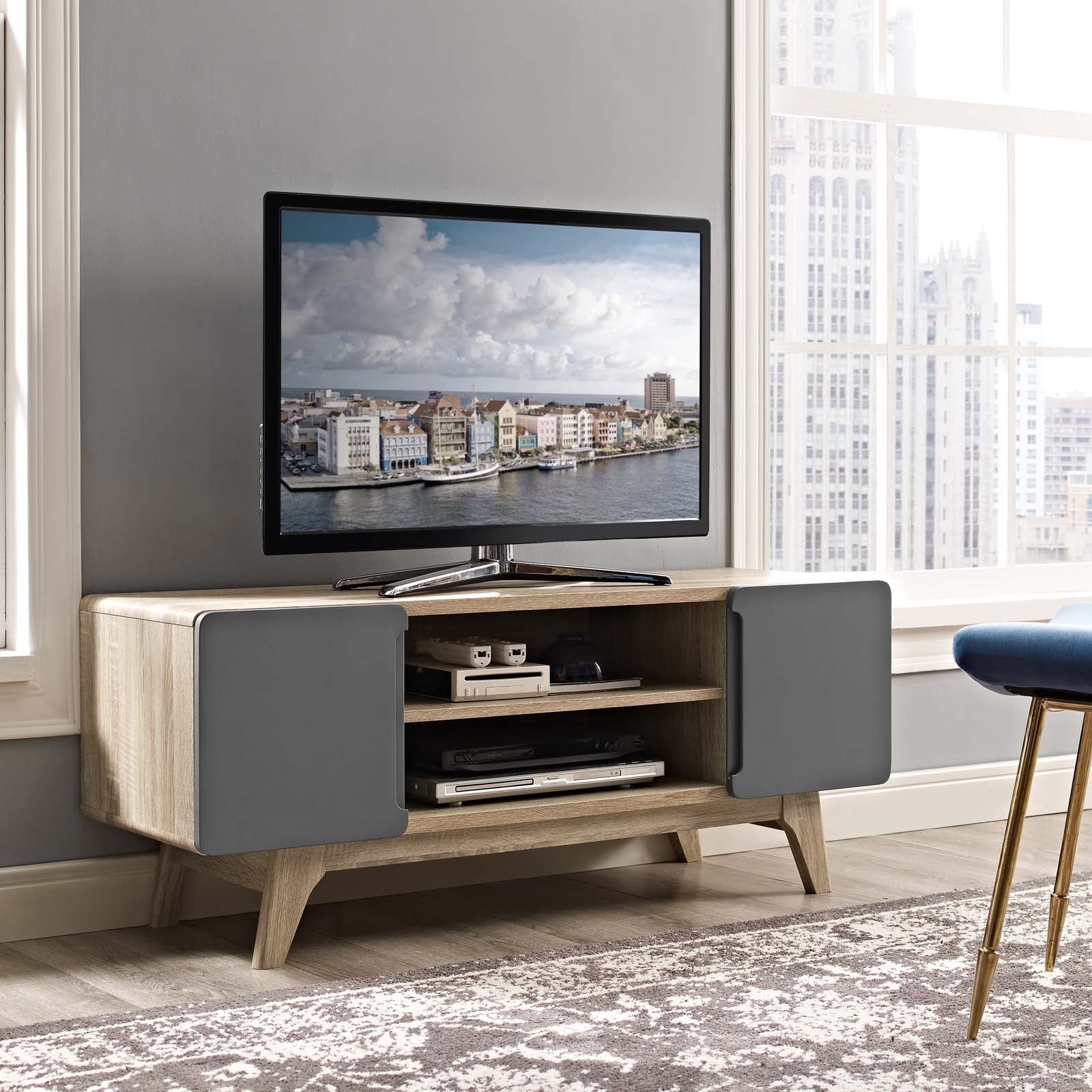 Tread 47" TV Stand-TV Stand-Modway-Wall2Wall Furnishings