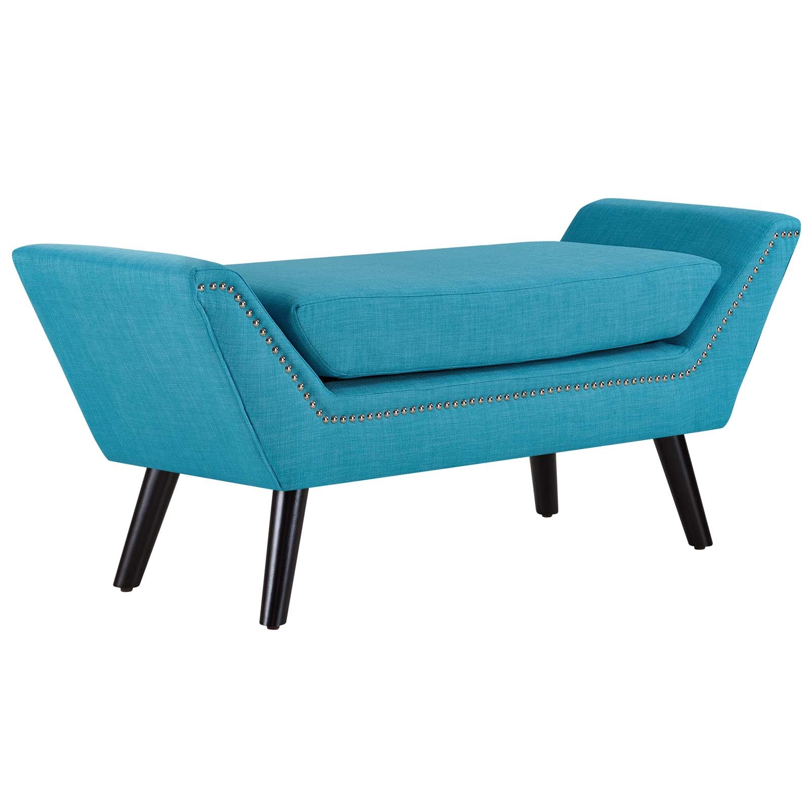 Gambol Upholstered Fabric Bench-Bench-Modway-Wall2Wall Furnishings