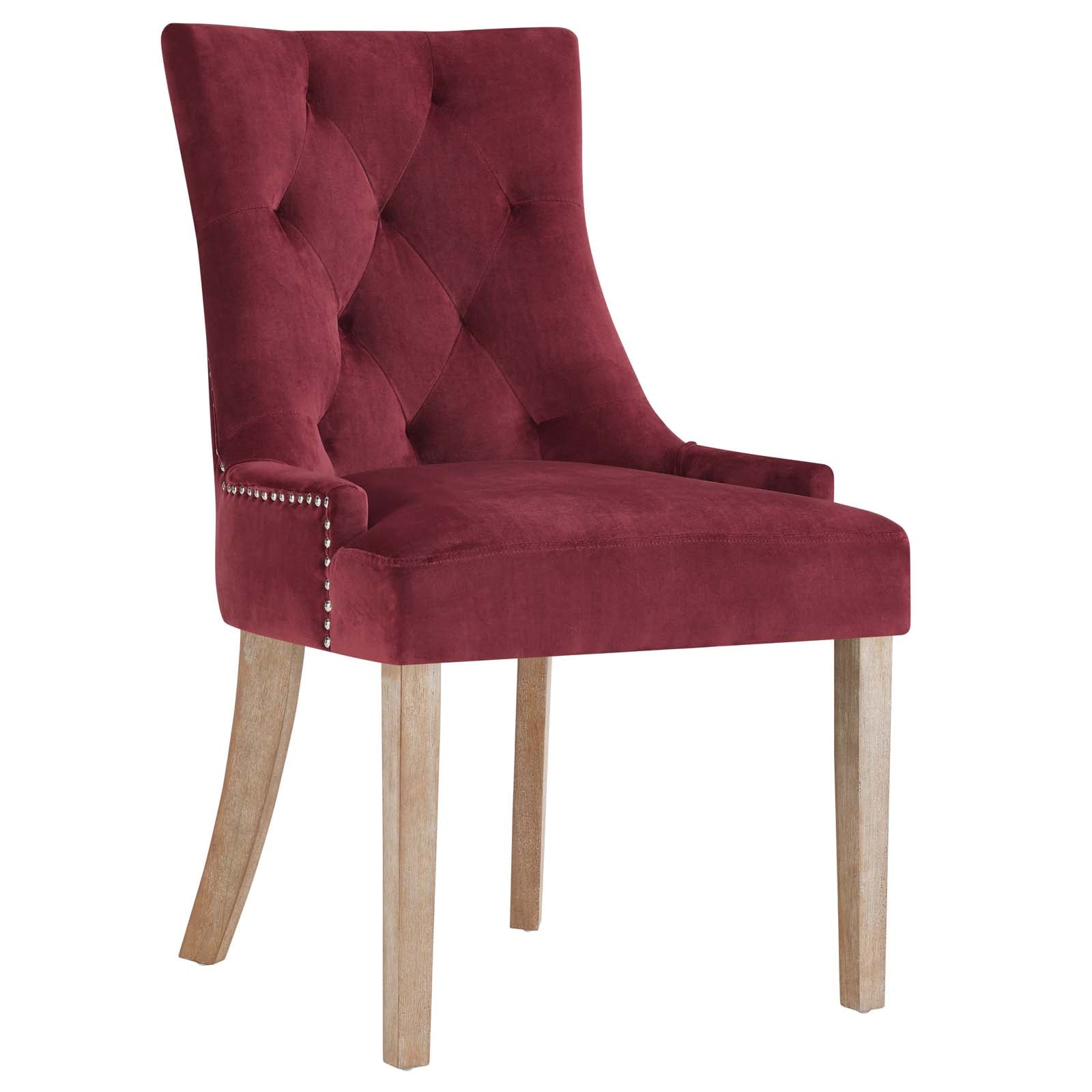 Pose Performance Velvet Dining Chair-Dining Chair-Modway-Wall2Wall Furnishings