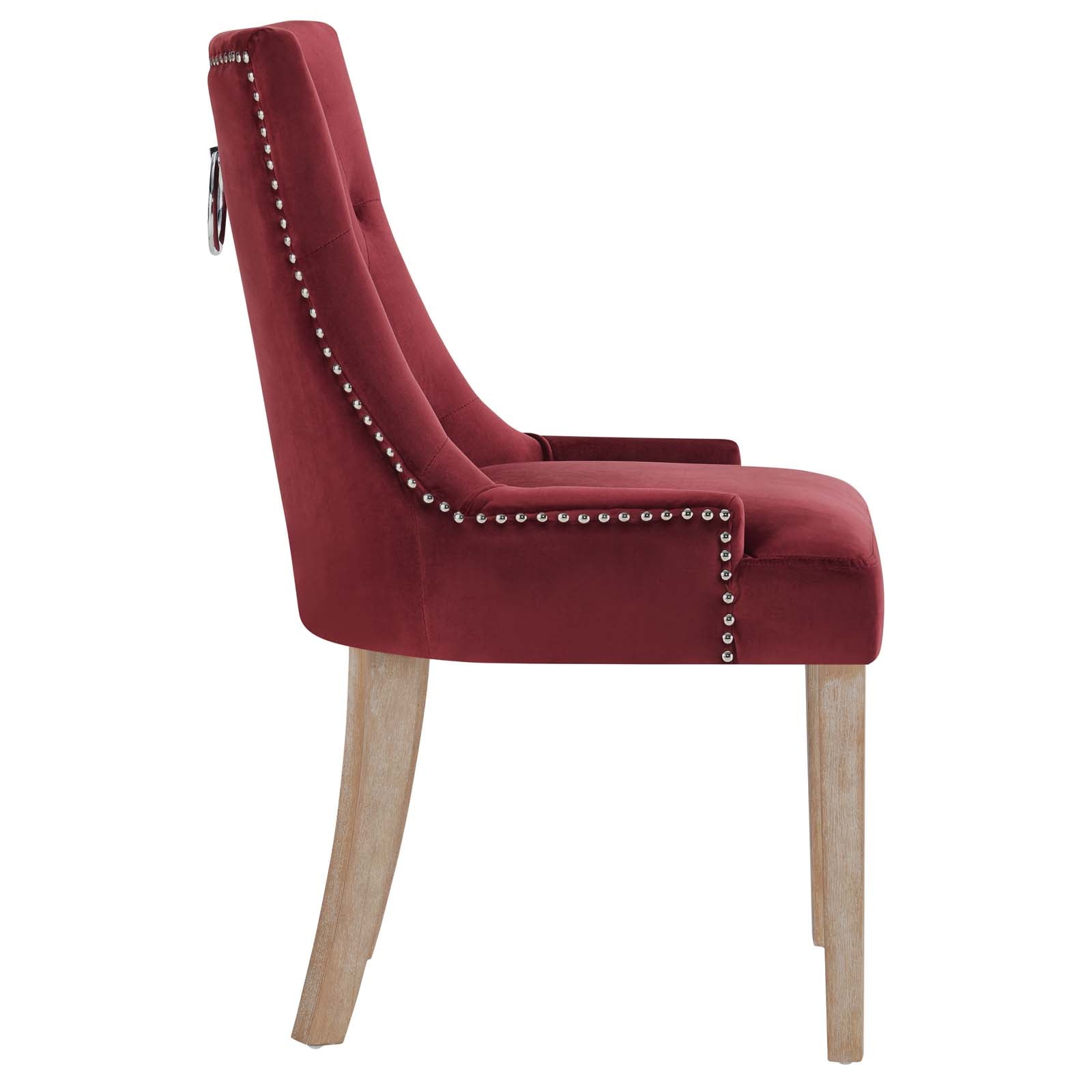 Pose Performance Velvet Dining Chair-Dining Chair-Modway-Wall2Wall Furnishings