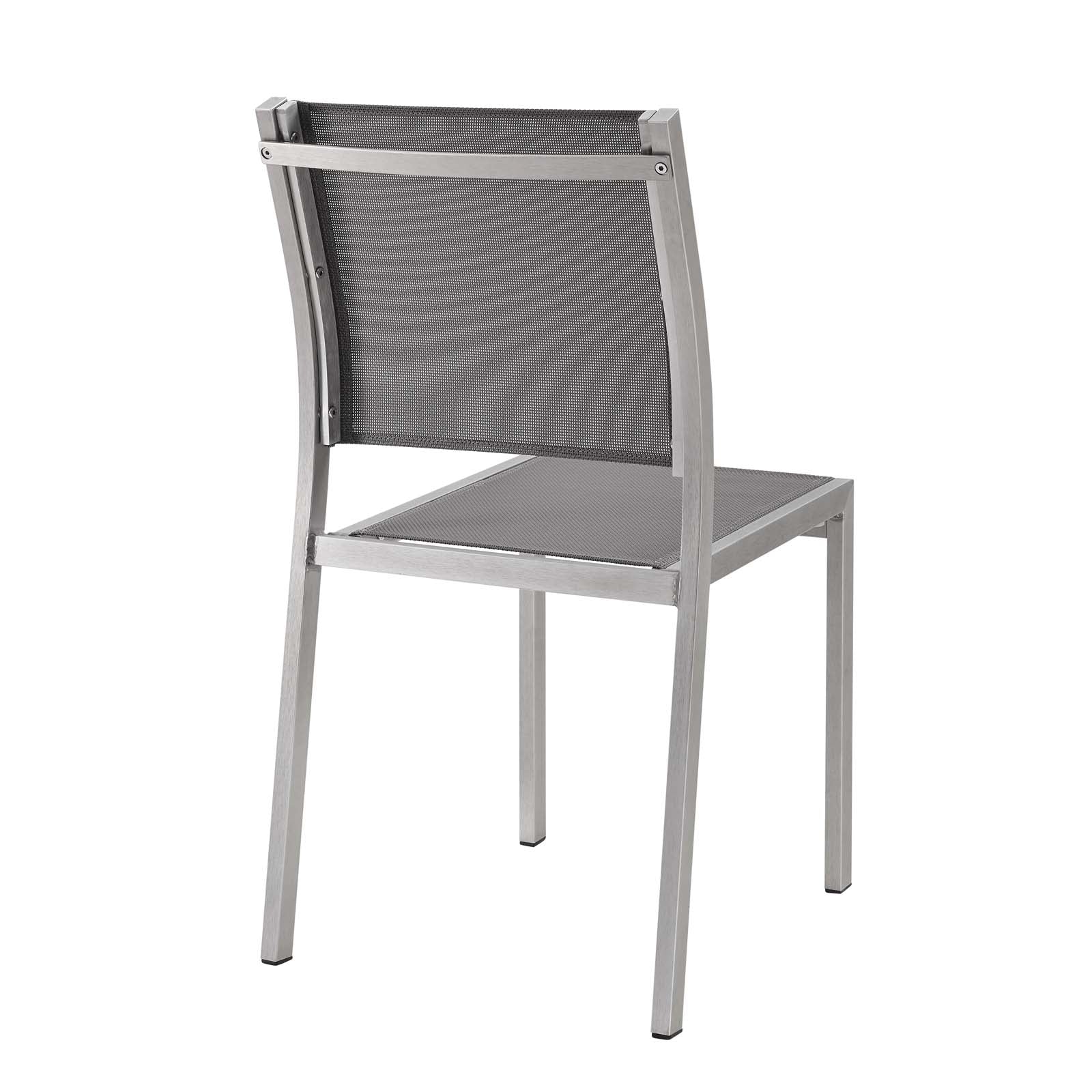 Shore Side Chair Outdoor Patio Aluminum Set of 2-Outdoor Set-Modway-Wall2Wall Furnishings