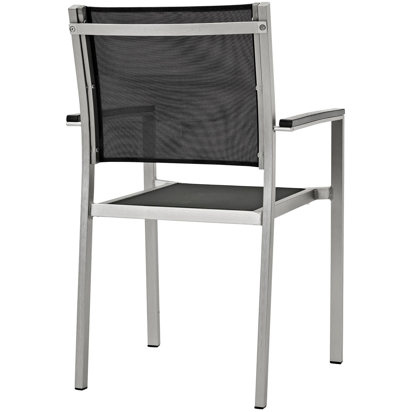 Shore Dining Chair Outdoor Patio Aluminum Set of 2-Outdoor Set-Modway-Wall2Wall Furnishings