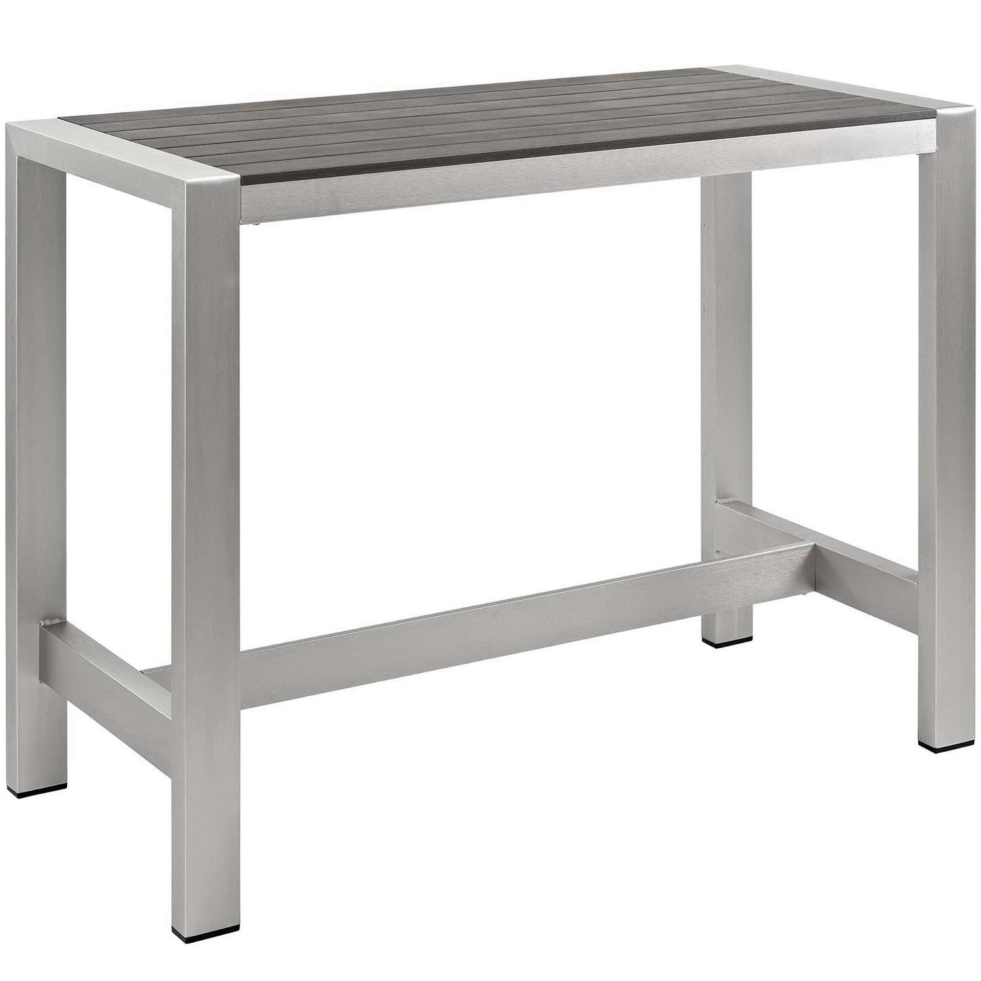 Shore 5 Piece Outdoor Patio Aluminum Dining Set