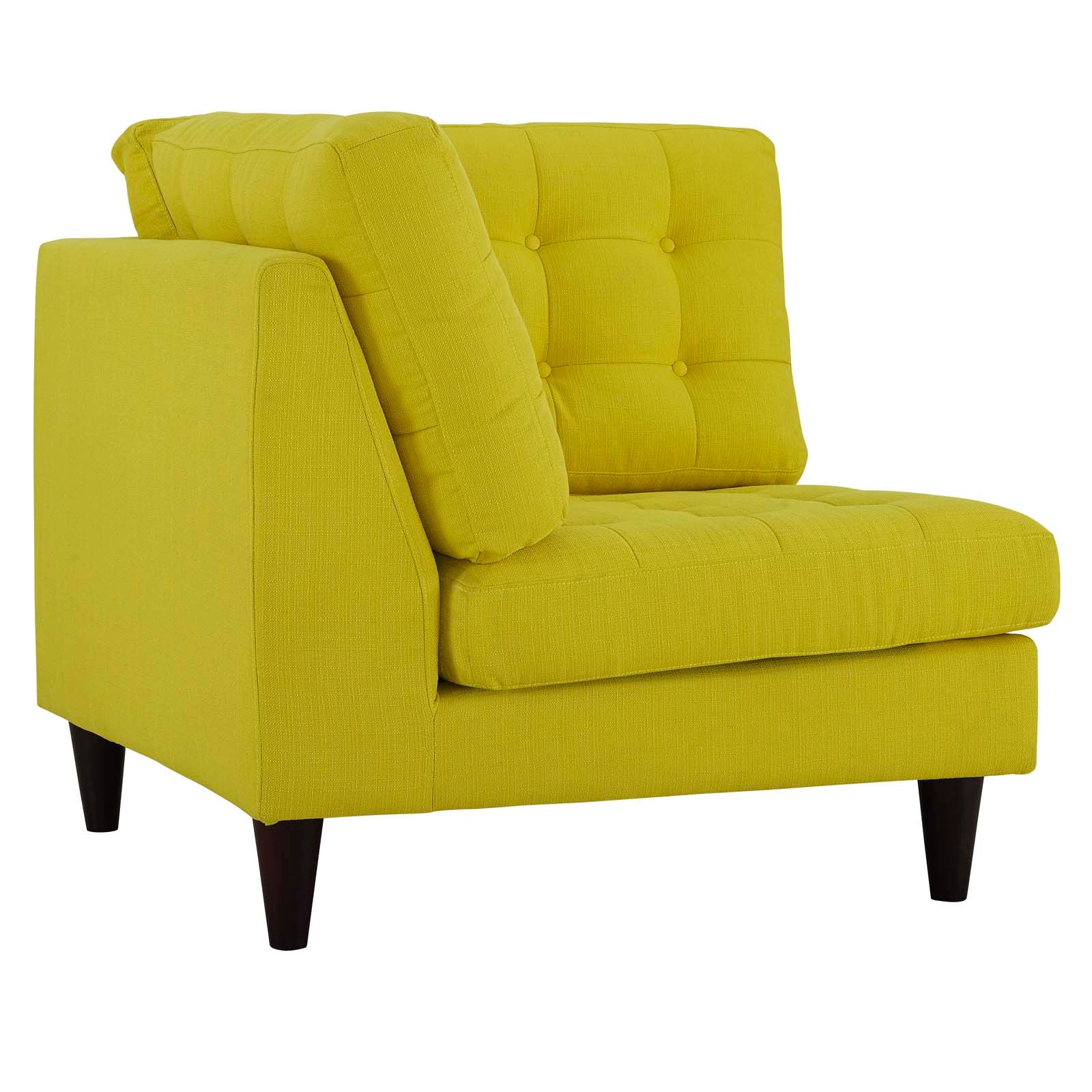 Empress Upholstered Fabric Corner Sofa-Sofa-Modway-Wall2Wall Furnishings