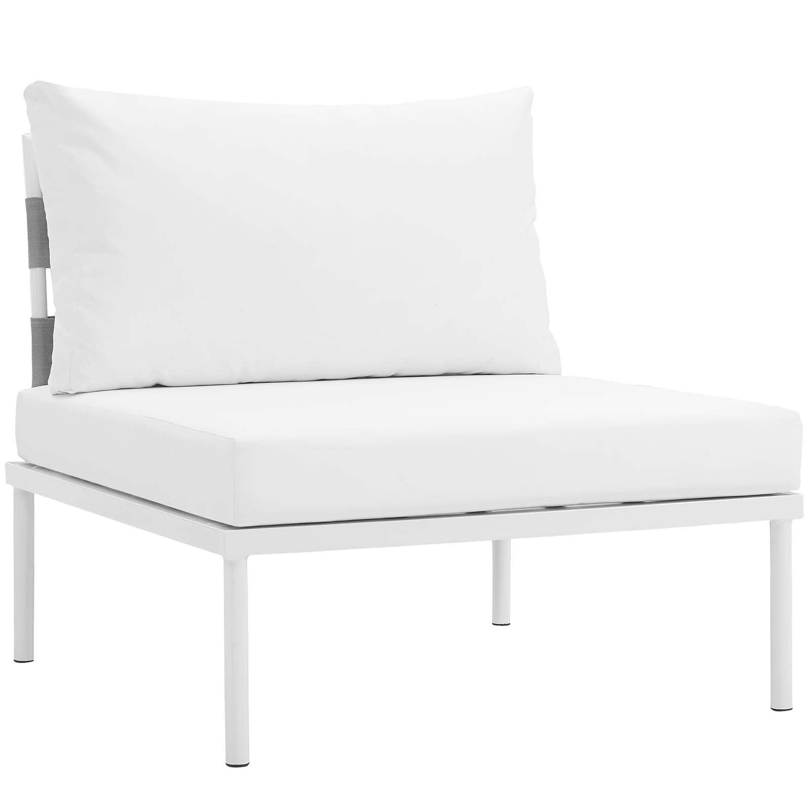 Harmony 7 Piece Outdoor Patio Aluminum Sectional Sofa Set-Outdoor Set-Modway-Wall2Wall Furnishings