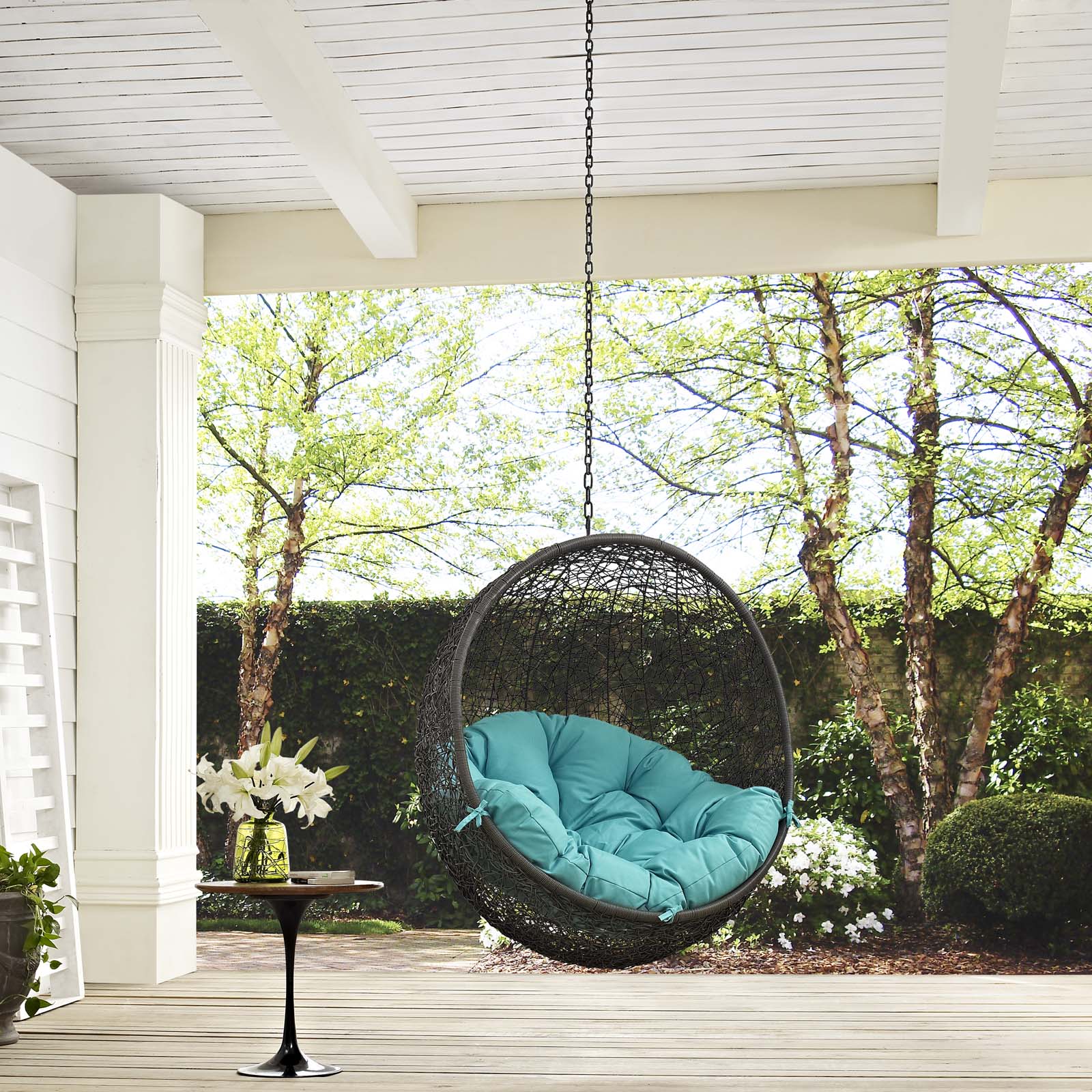 Hide Outdoor Patio Swing Chair Without Stand-Outdoor Swing Chair-Modway-Wall2Wall Furnishings