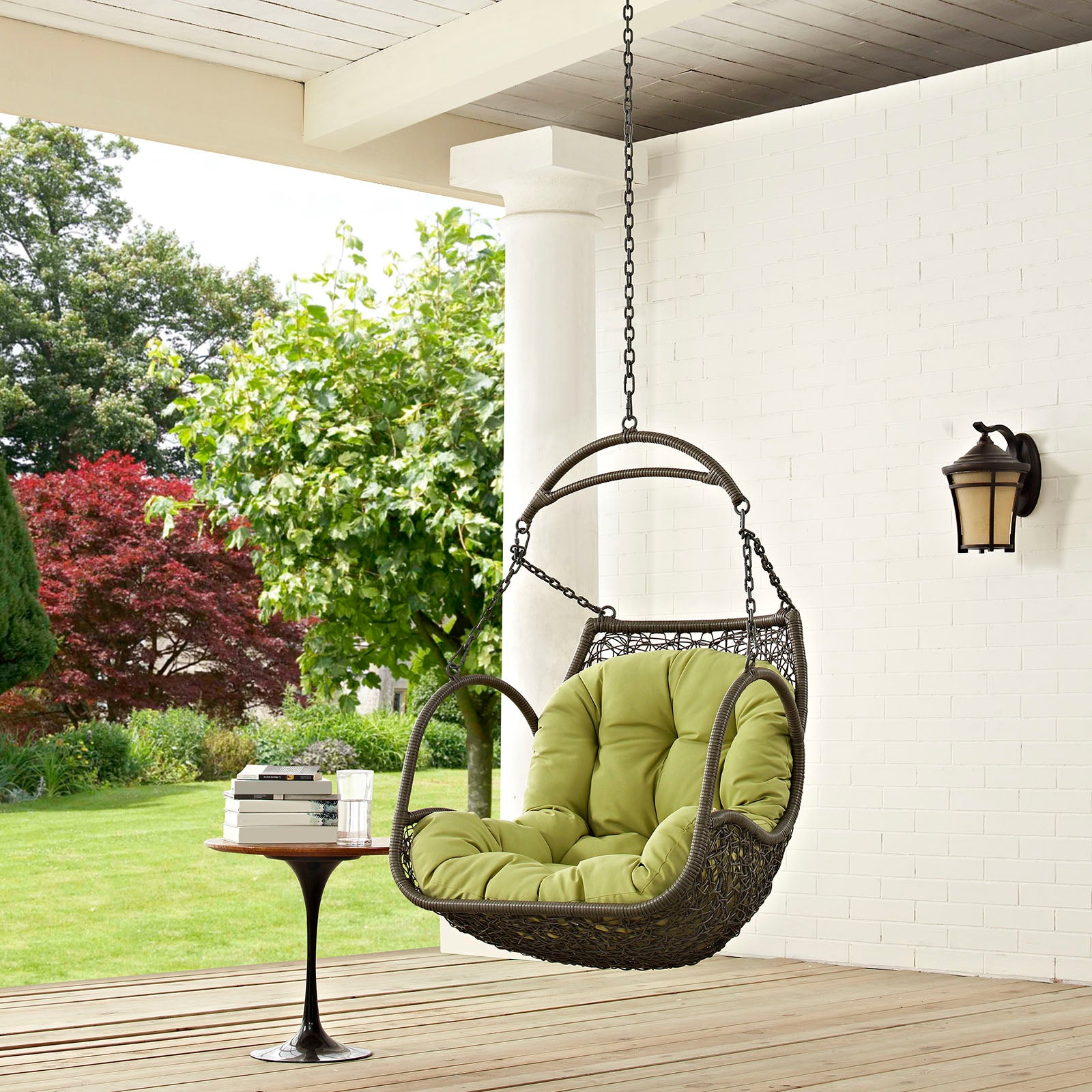 Arbor Outdoor Patio Swing Chair Without Stand-Outdoor Swing Chair-Modway-Wall2Wall Furnishings