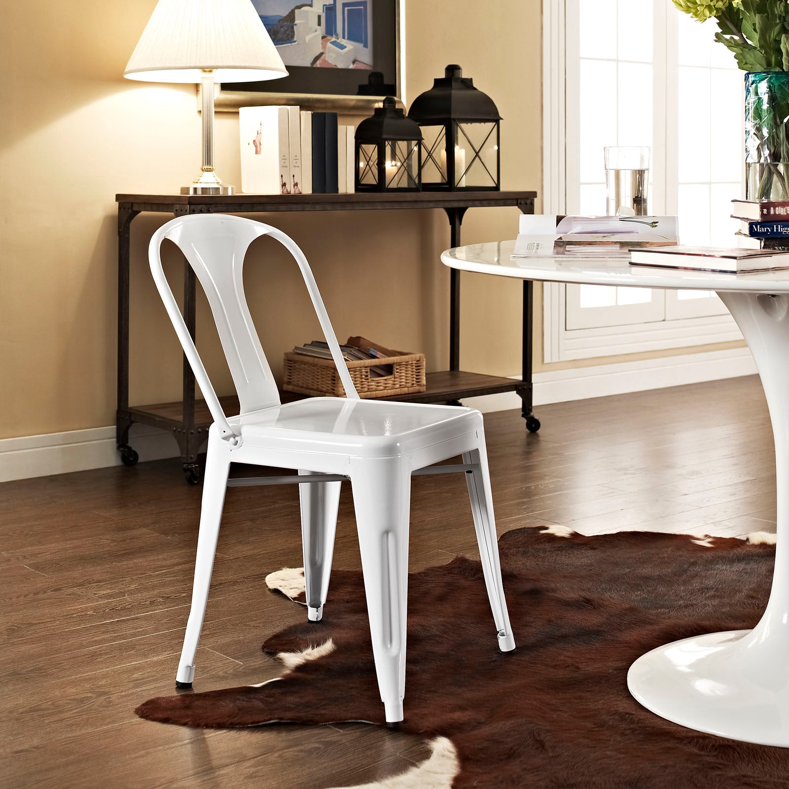 Promenade Dining Metal Side Chair-Dining Chair-Modway-Wall2Wall Furnishings