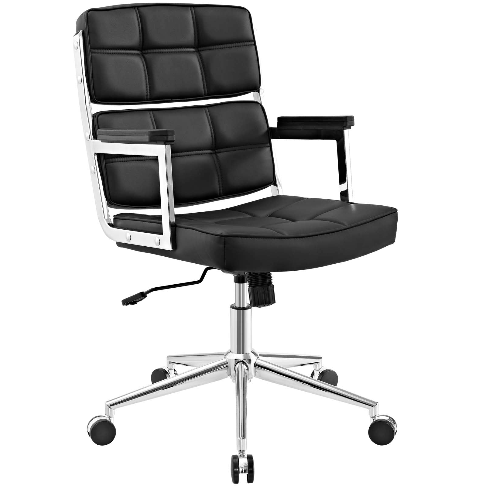 Portray Highback Upholstered Vinyl Office Chair-Office Chair-Modway-Wall2Wall Furnishings