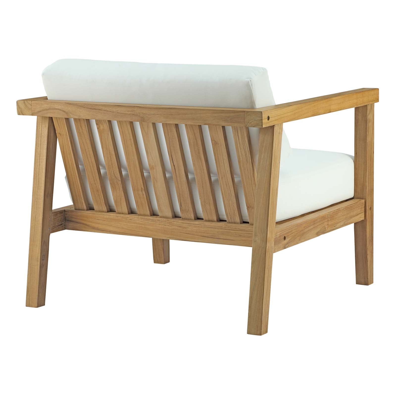 Bayport Outdoor Patio Teak Armchair-Outdoor Arm Chair-Modway-Wall2Wall Furnishings