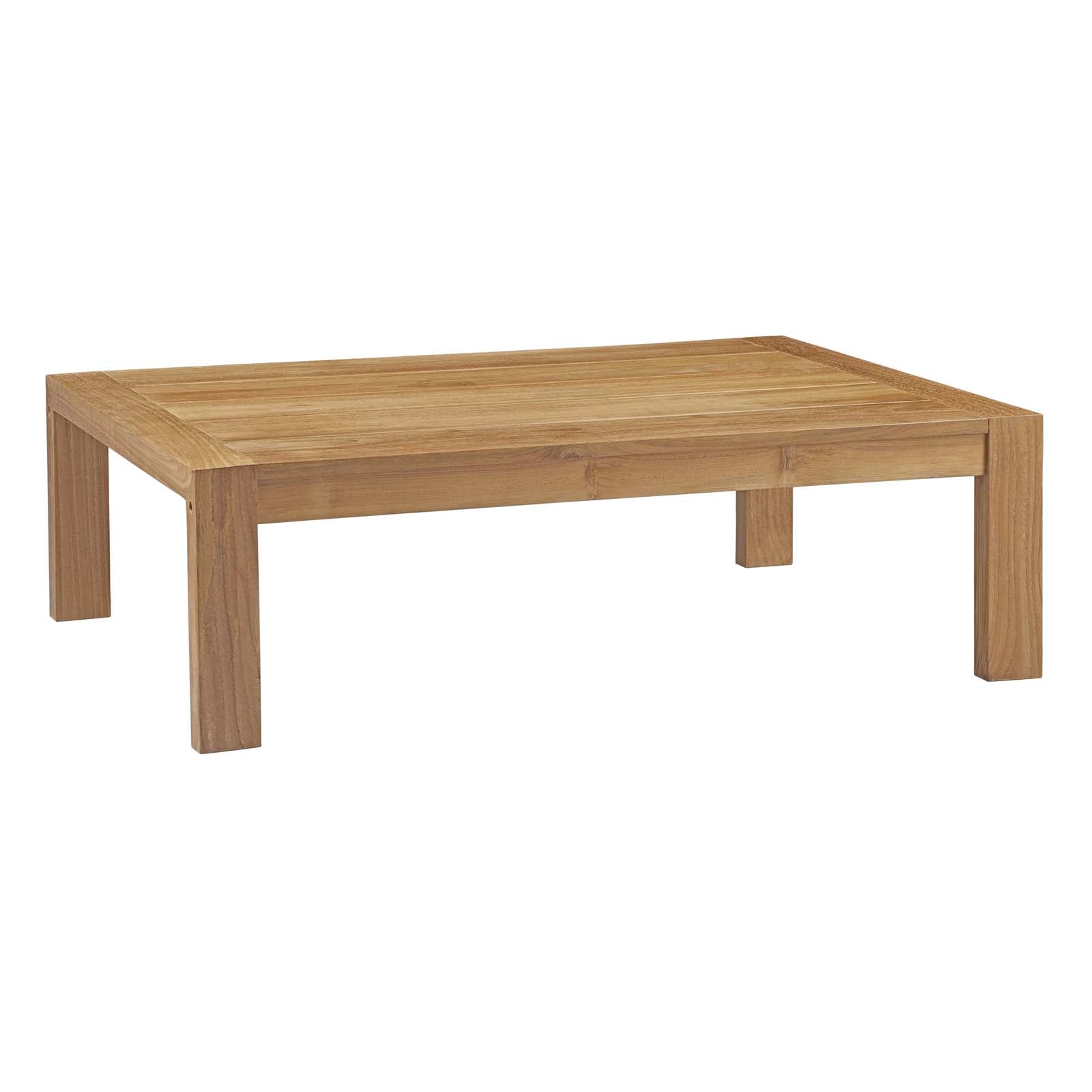 Upland Outdoor Patio Wood Coffee Table-Outdoor Coffee Table-Modway-Wall2Wall Furnishings