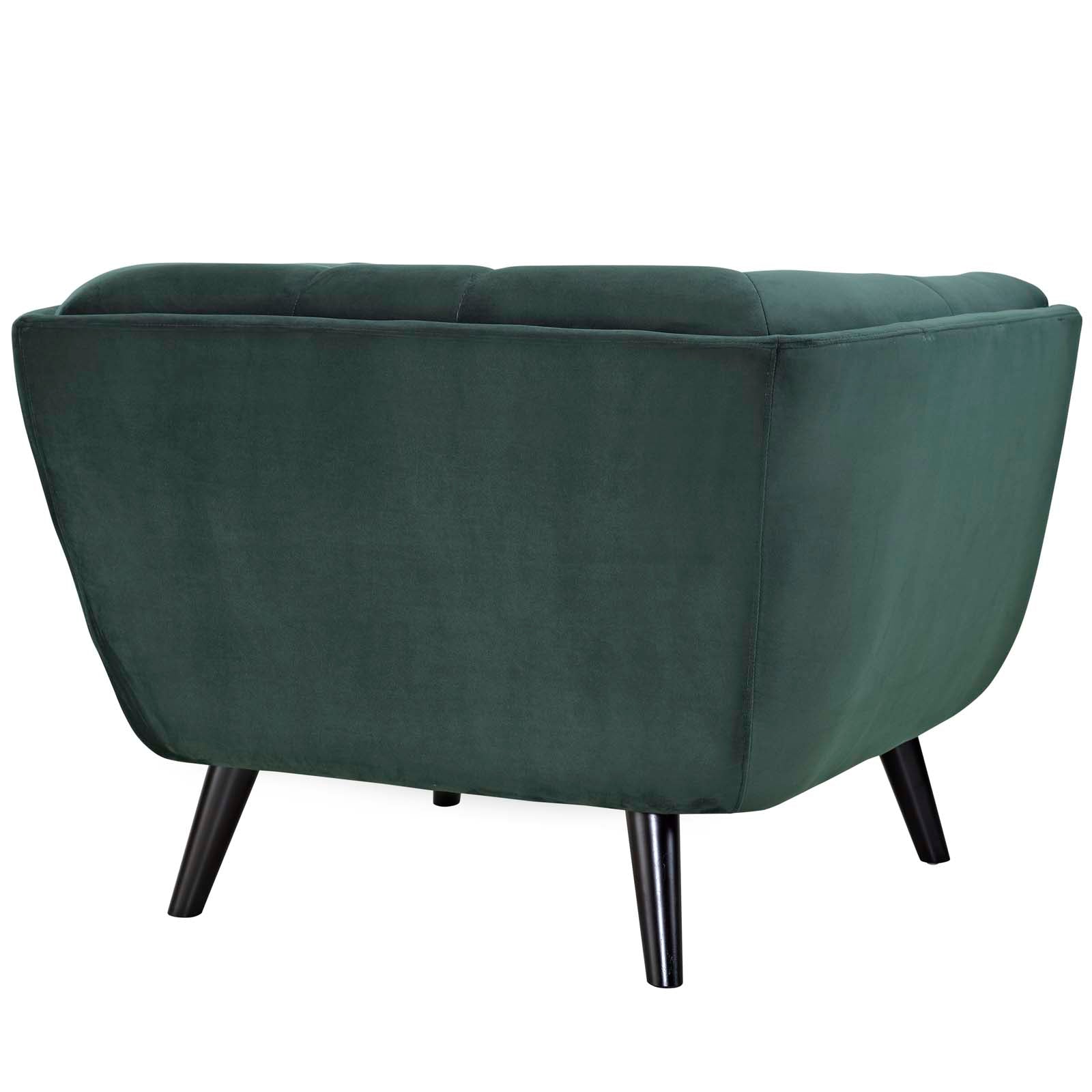 Bestow Velvet Armchair-Arm Chair-Modway-Wall2Wall Furnishings