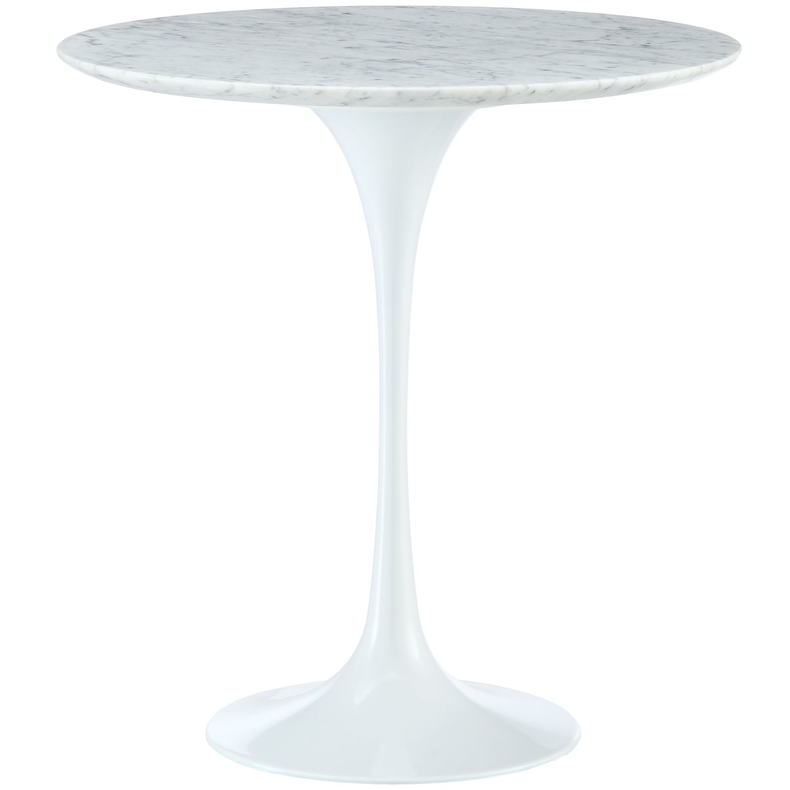 Lippa 20" Marble Side Table-Side Table-Modway-Wall2Wall Furnishings