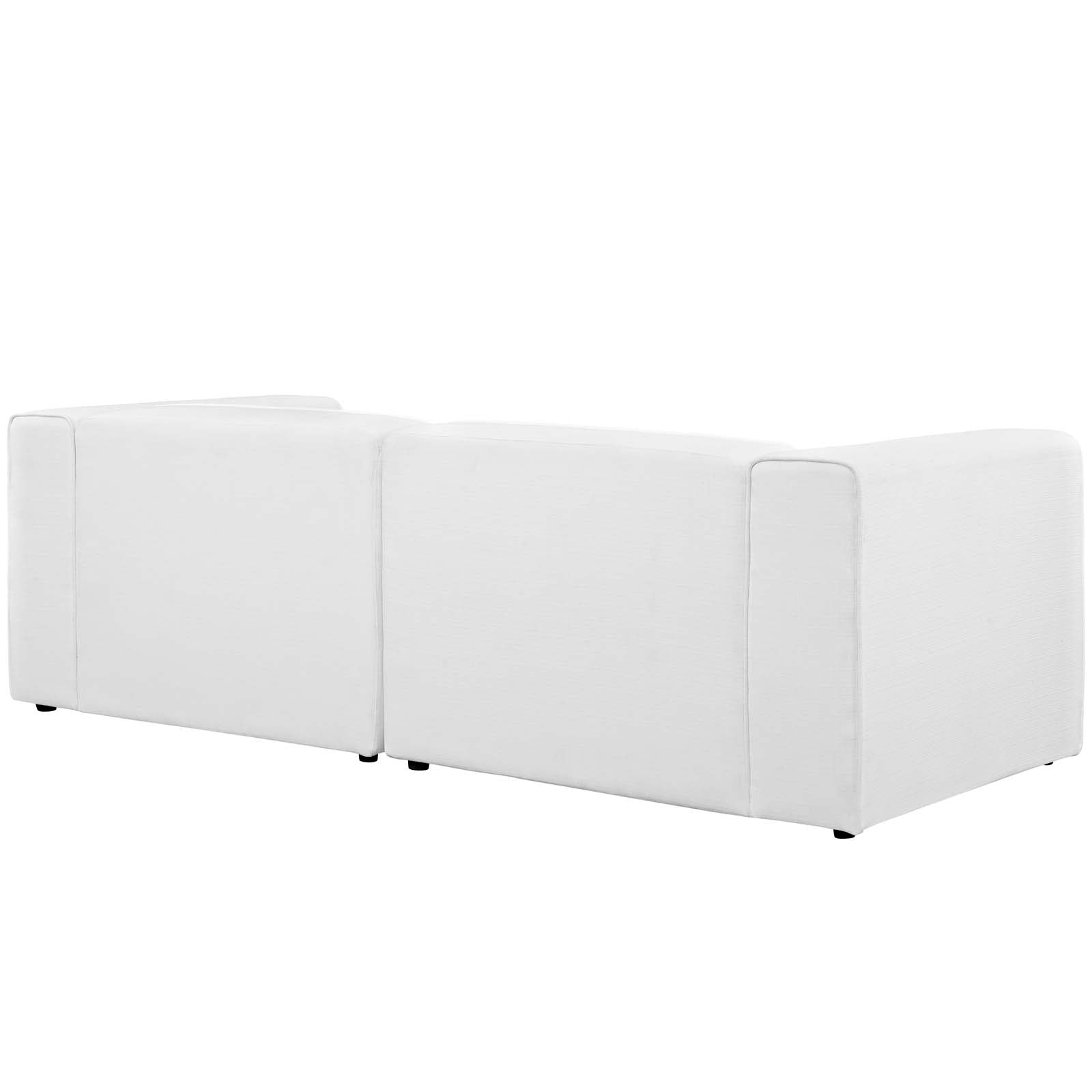 Mingle 2 Piece Upholstered Fabric Sofa Set-Sofa Set-Modway-Wall2Wall Furnishings