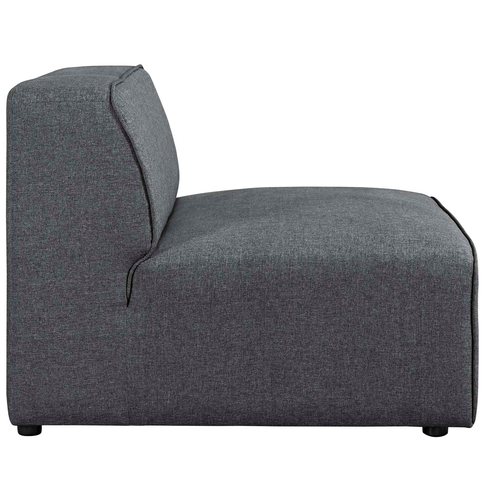 Mingle 7 Piece Upholstered Fabric Sectional Sofa Set-Sofa Set-Modway-Wall2Wall Furnishings