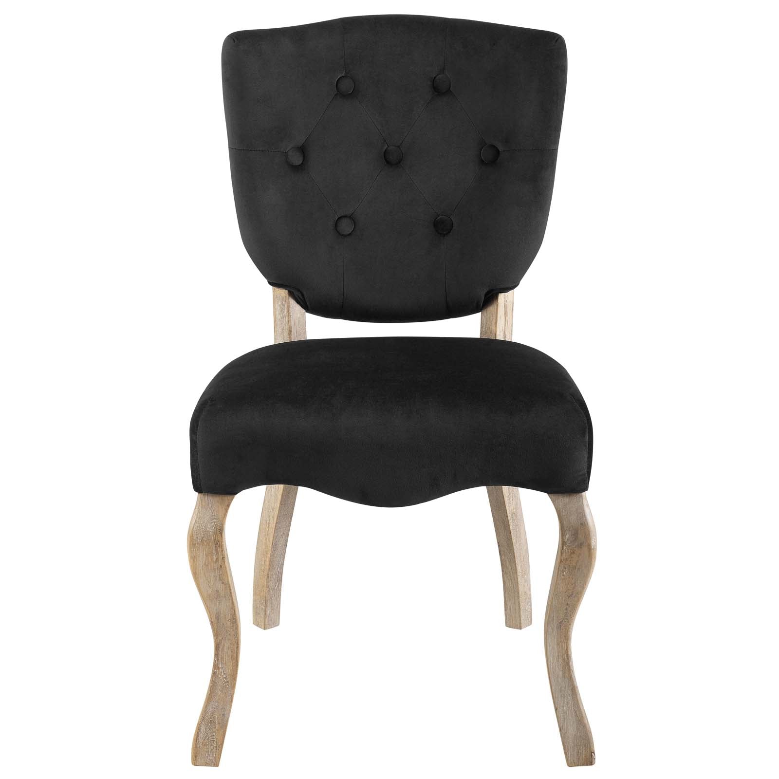Array Vintage French Performance Velvet Dining Side Chair-Dining Chair-Modway-Wall2Wall Furnishings