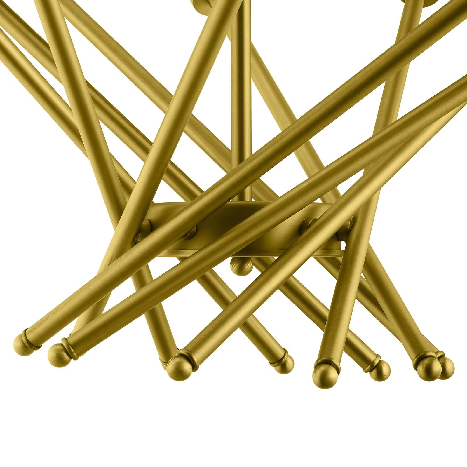 Cherish Brass Metal Pendant Light-Ceiling Lamp-Modway-Wall2Wall Furnishings