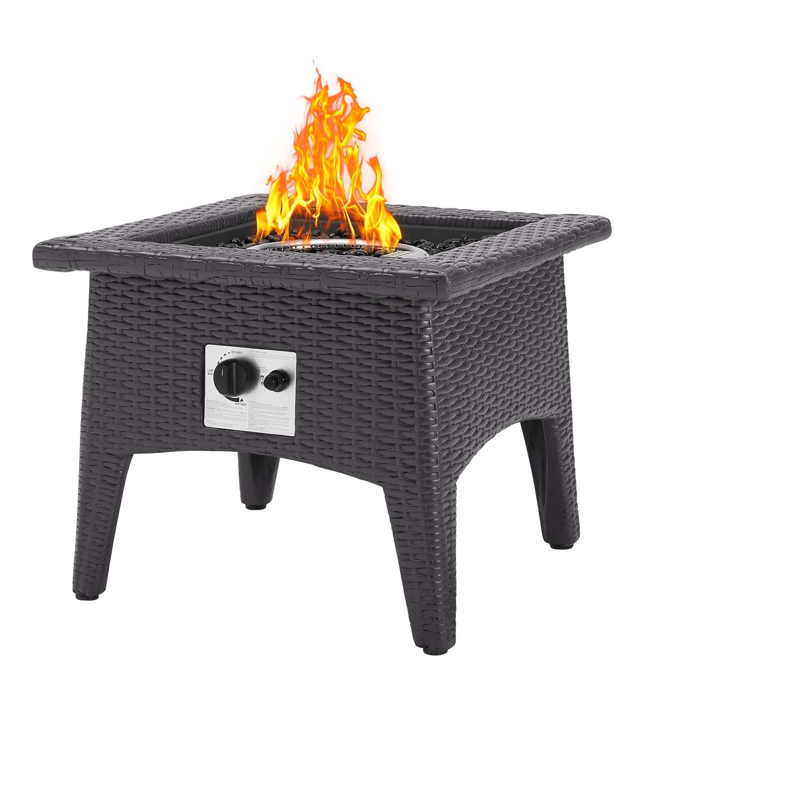 Vivacity Outdoor Patio Fire Pit Table-fire pit-Modway-Wall2Wall Furnishings