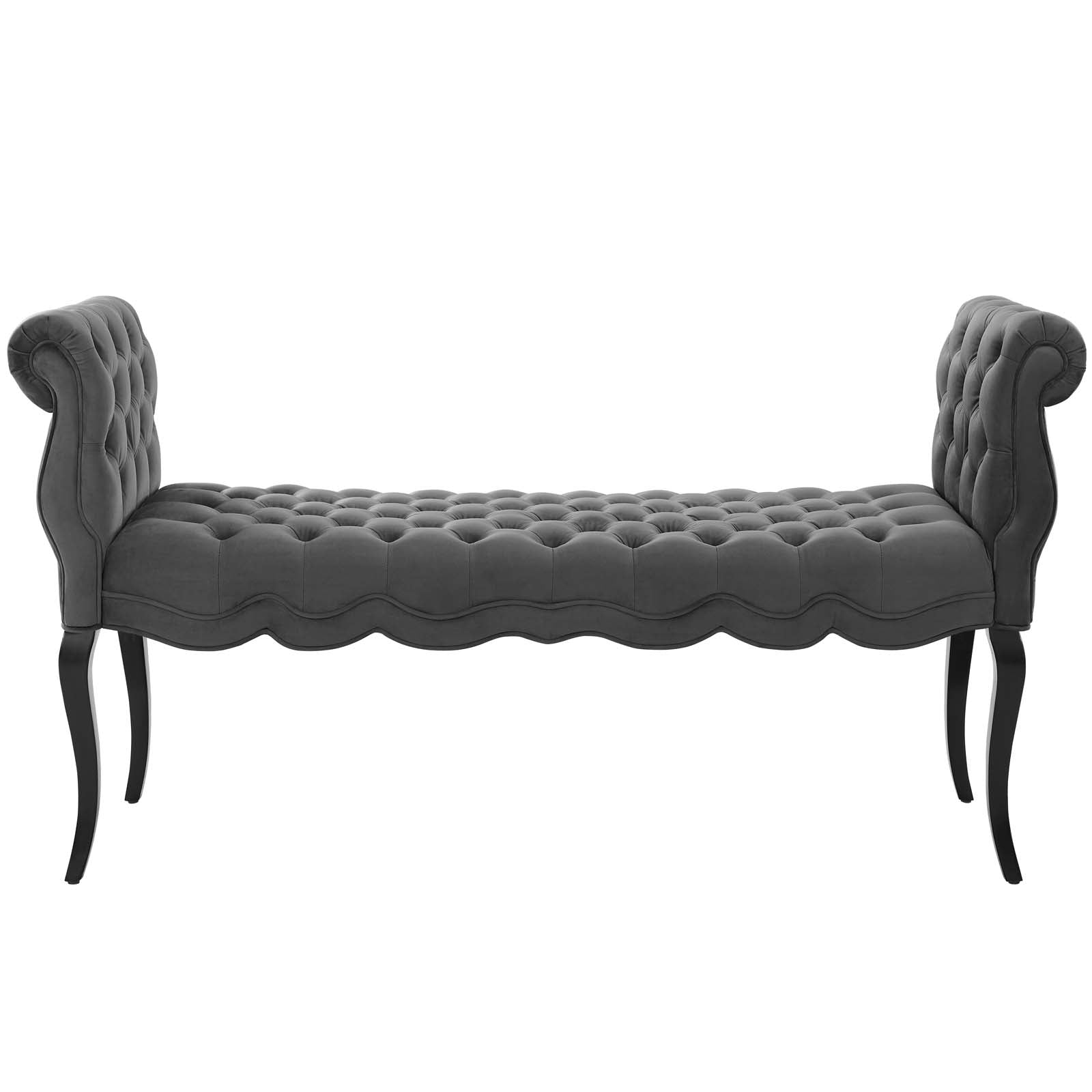 Adelia Chesterfield Style Button Tufted Performance Velvet Bench-Bench-Modway-Wall2Wall Furnishings
