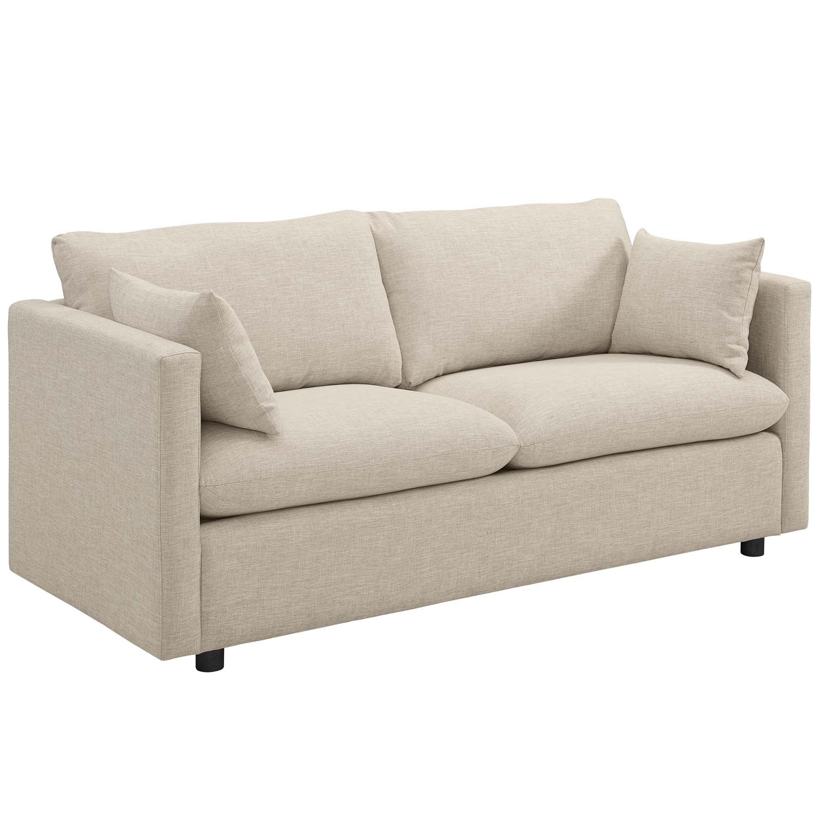Activate Upholstered Fabric Sofa-Sofa-Modway-Wall2Wall Furnishings