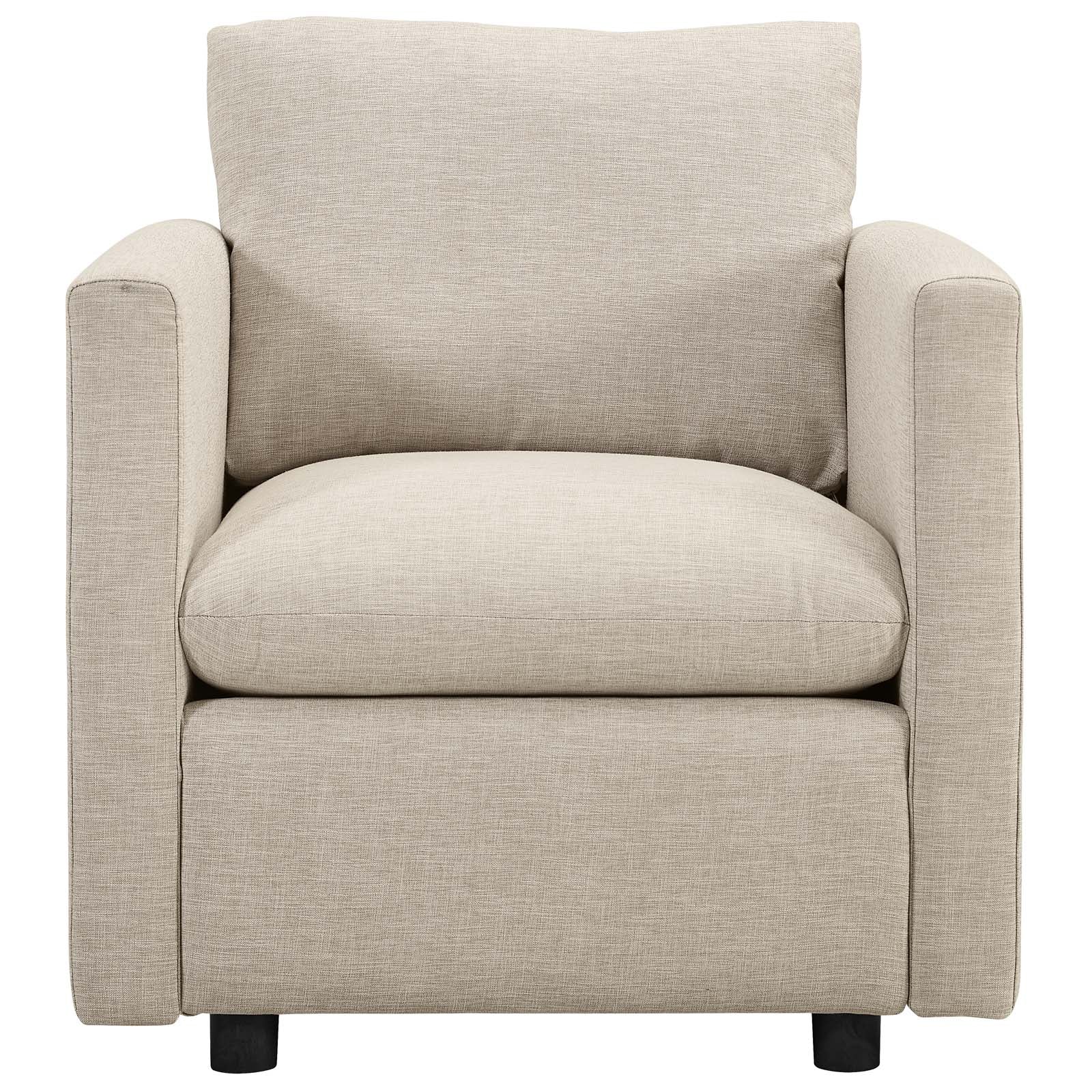 Activate Upholstered Fabric Armchair-Arm Chair-Modway-Wall2Wall Furnishings