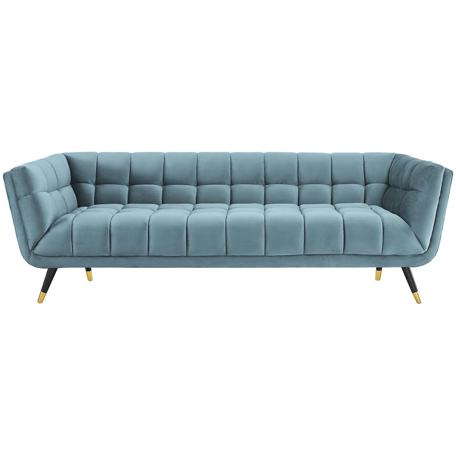 Adept Upholstered Velvet Sofa-Sofa-Modway-Wall2Wall Furnishings