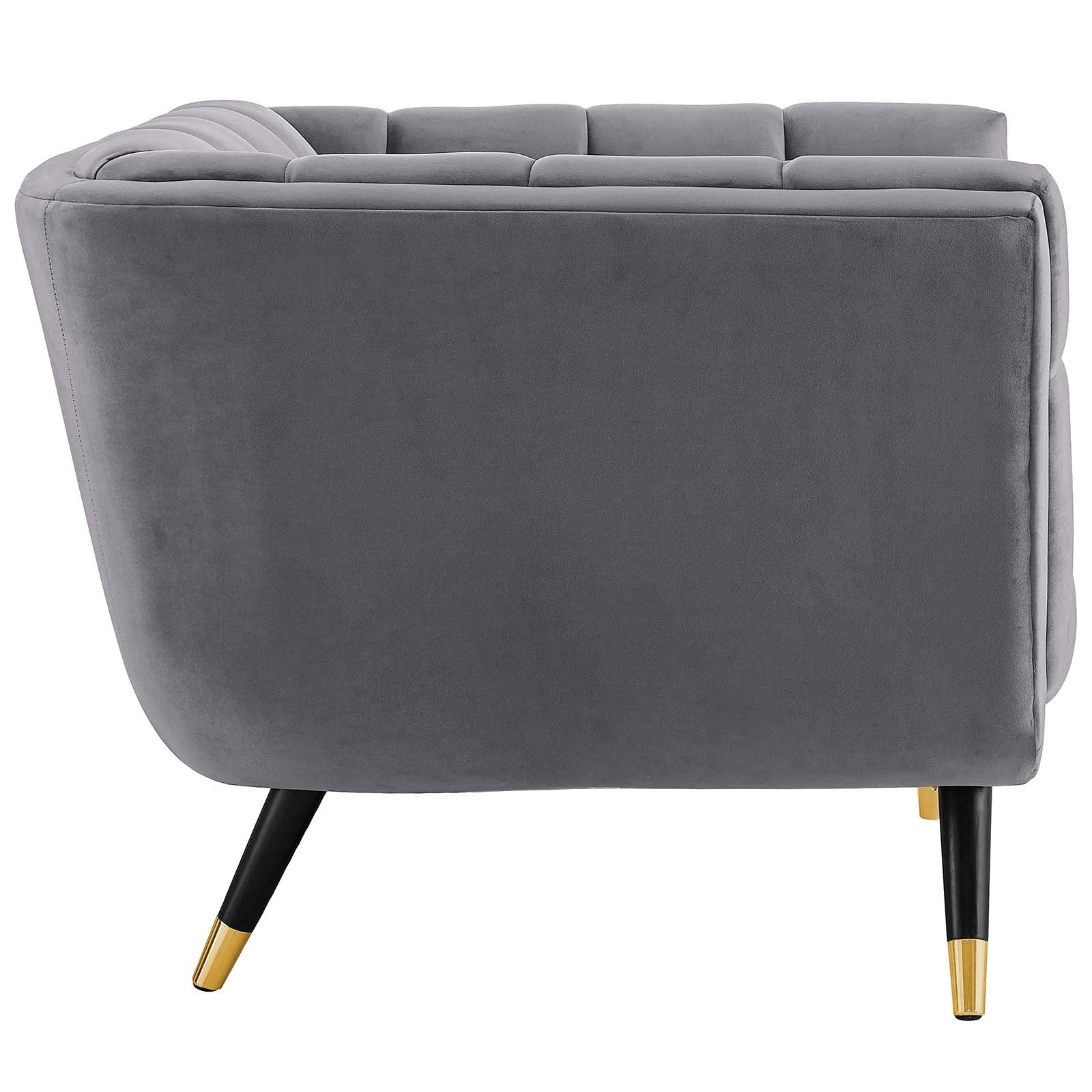 Adept Upholstered Velvet Armchair-Arm Chair-Modway-Wall2Wall Furnishings