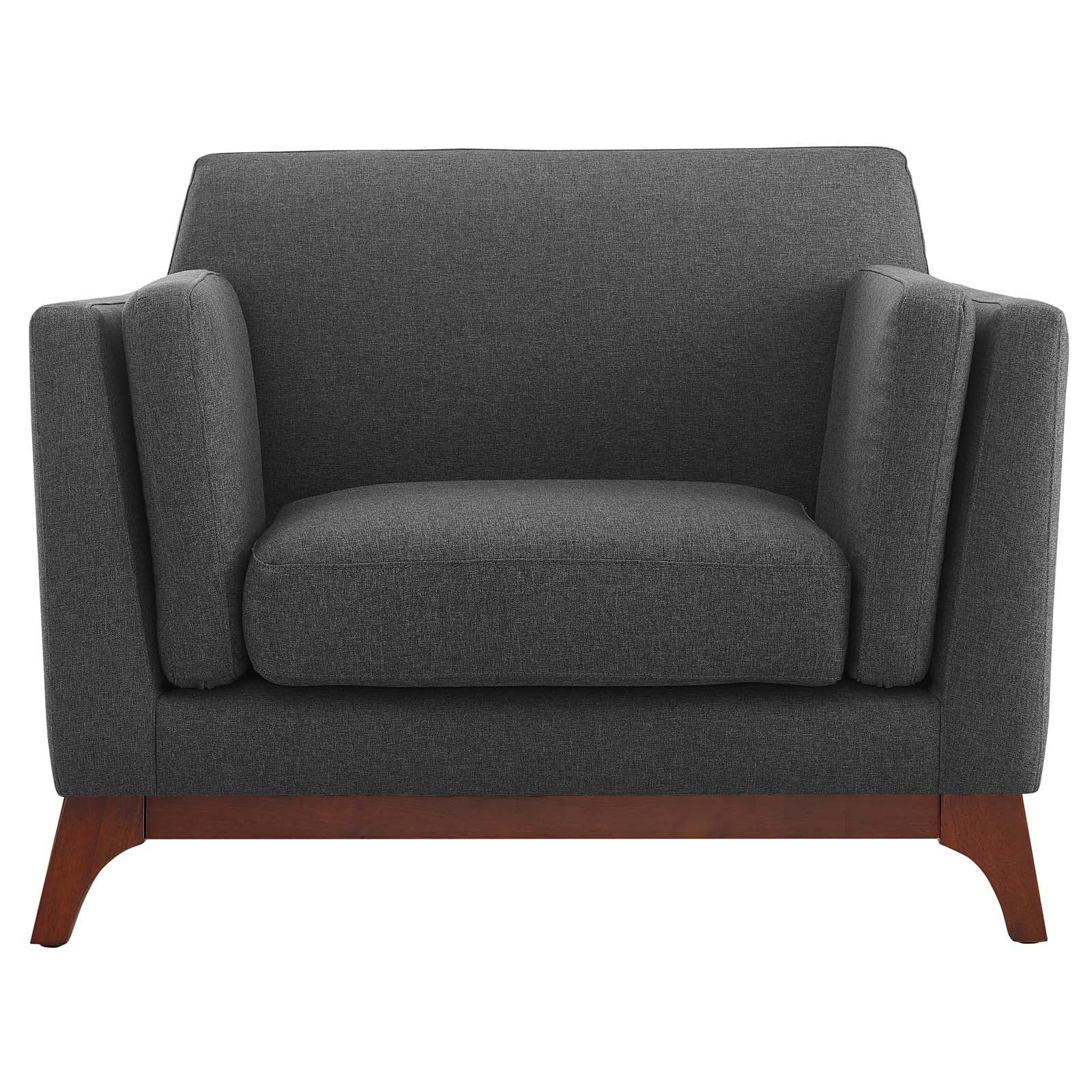 Chance Upholstered Fabric Armchair-Arm Chair-Modway-Wall2Wall Furnishings