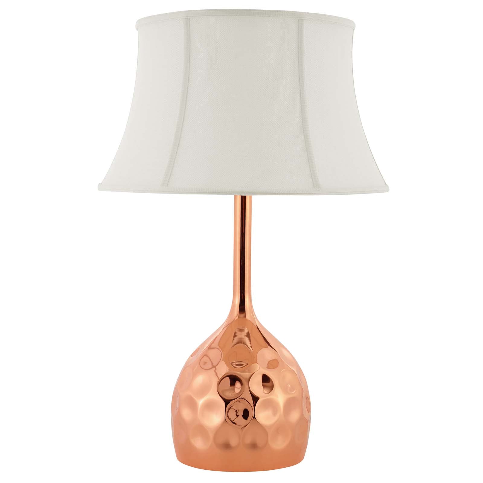 Dimple Rose Gold Table Lamp-Table Lamp-Modway-Wall2Wall Furnishings