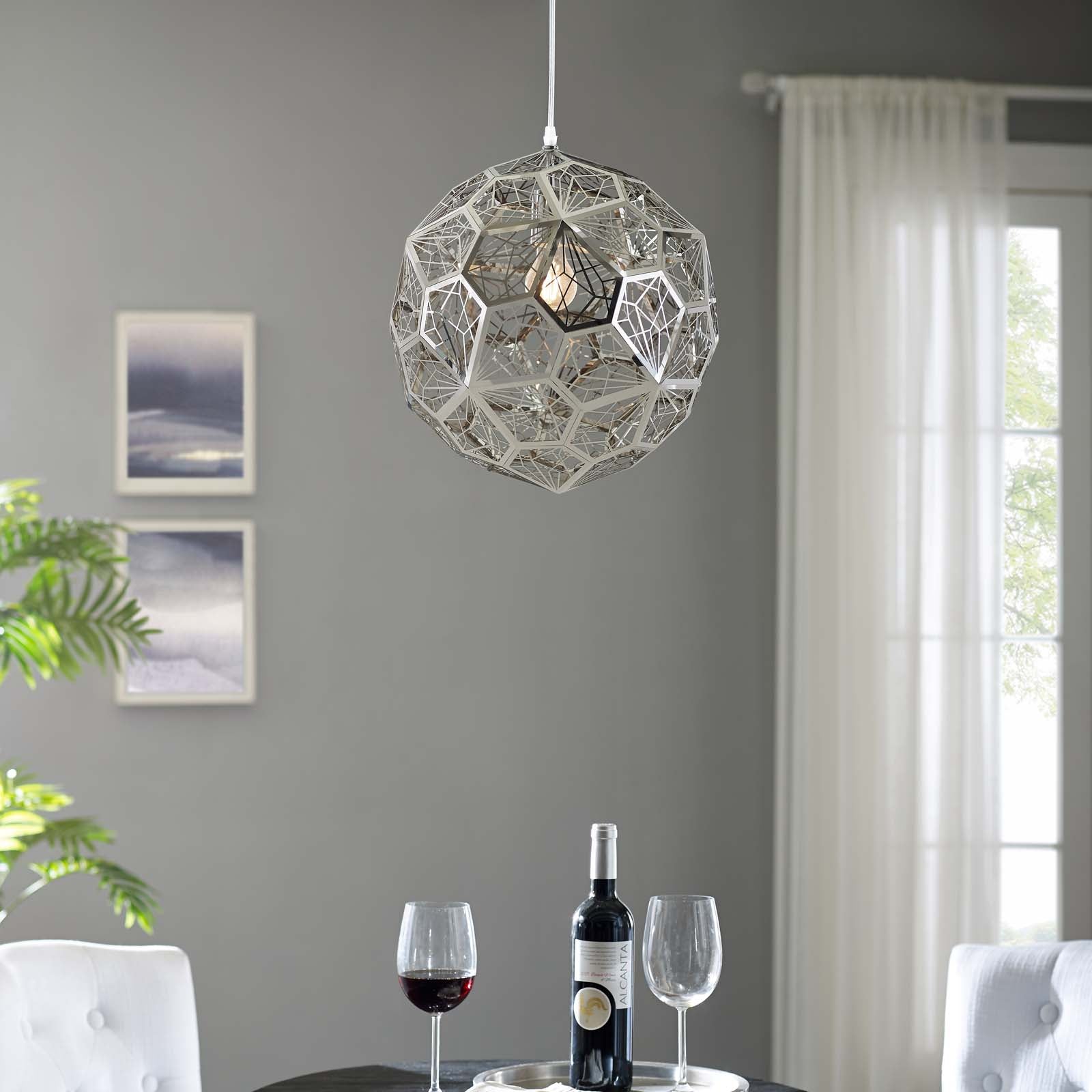 Shine Pendant Chandelier-Ceiling Lamp-Modway-Wall2Wall Furnishings