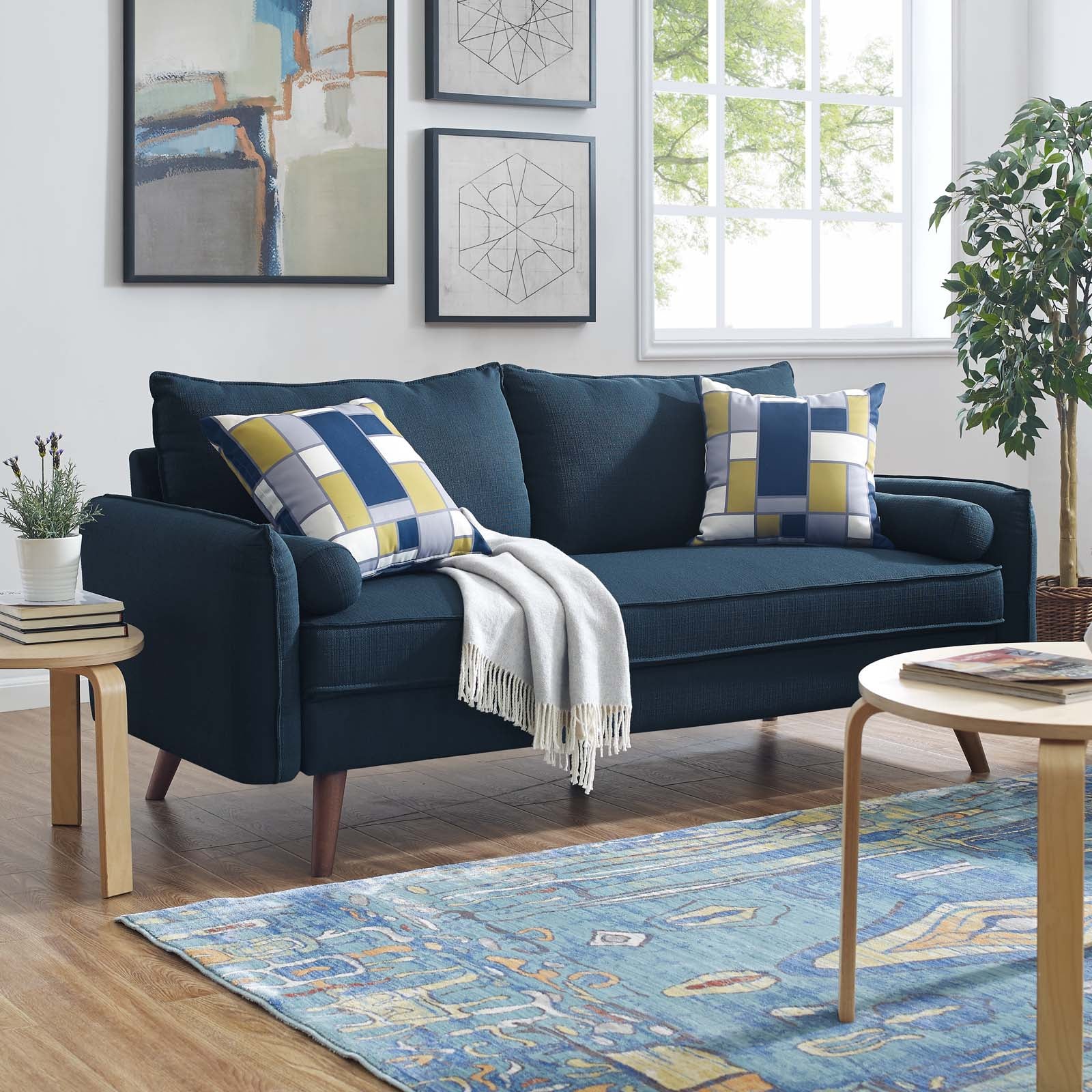 Revive Upholstered Fabric Sofa-Sofa-Modway-Wall2Wall Furnishings