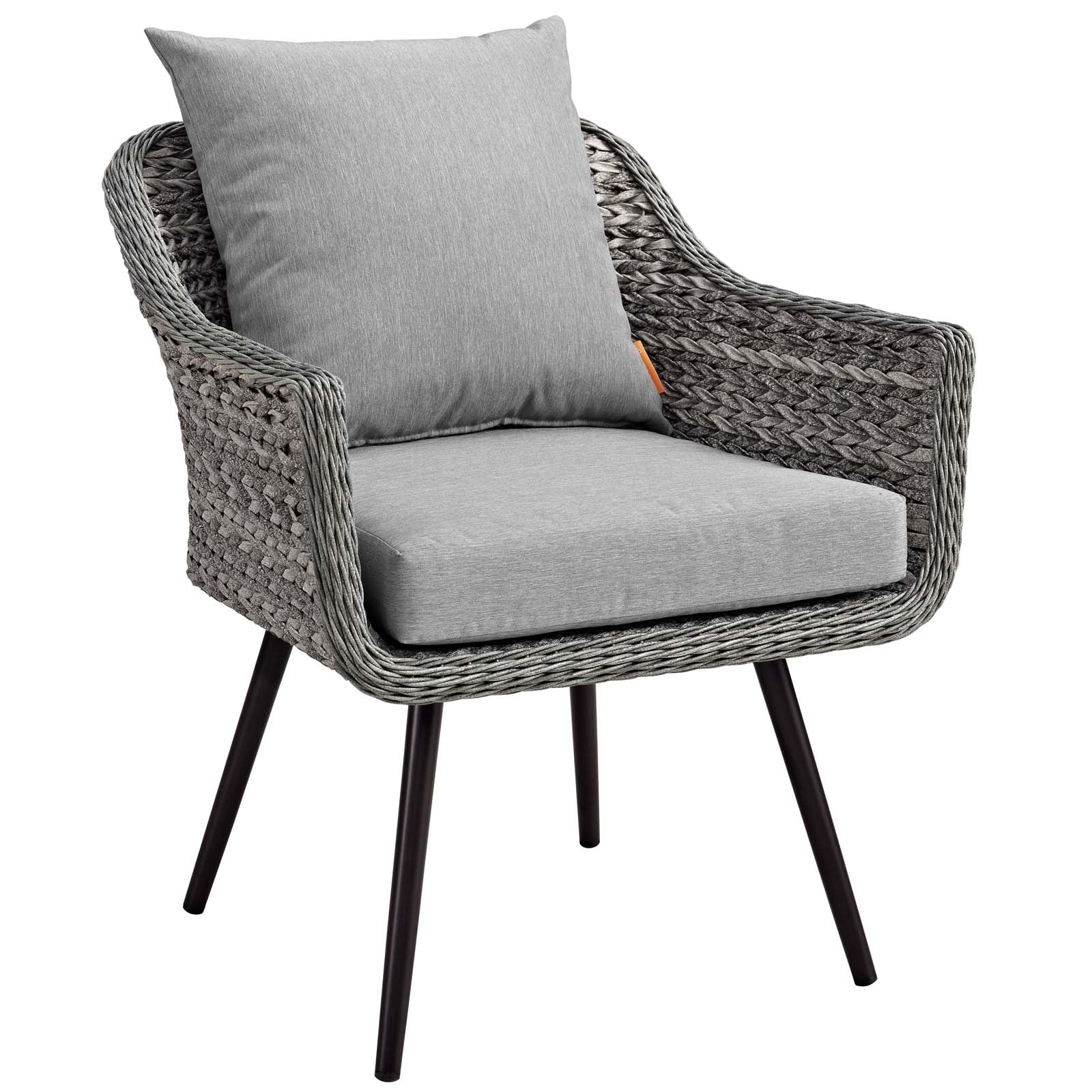 Endeavor Armchair Outdoor Patio Wicker Rattan Set of 2-Outdoor Set-Modway-Wall2Wall Furnishings