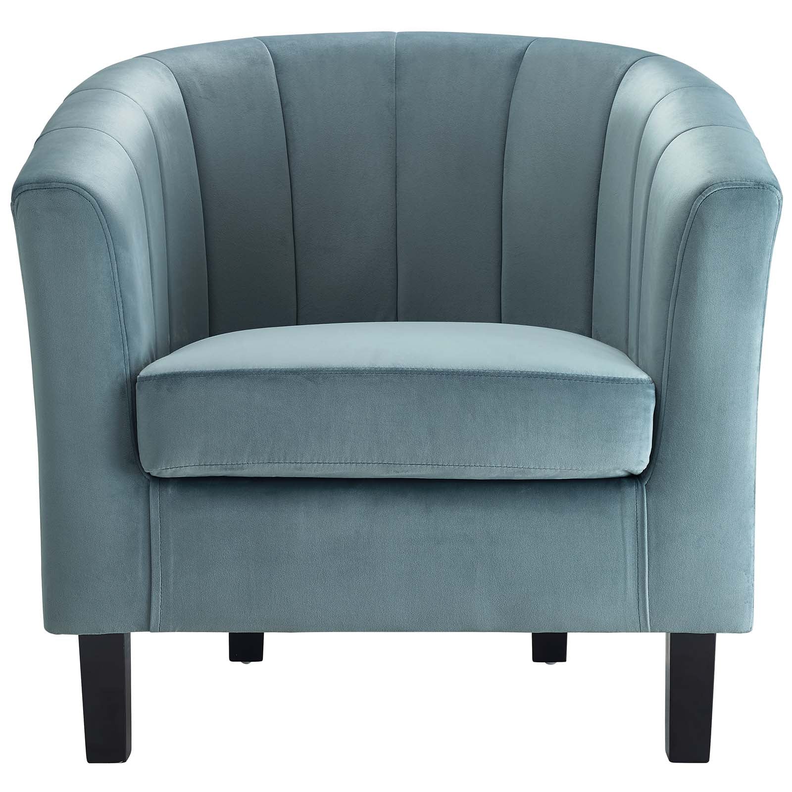 Prospect Channel Tufted Performance Velvet Armchair-Armchair-Modway-Wall2Wall Furnishings