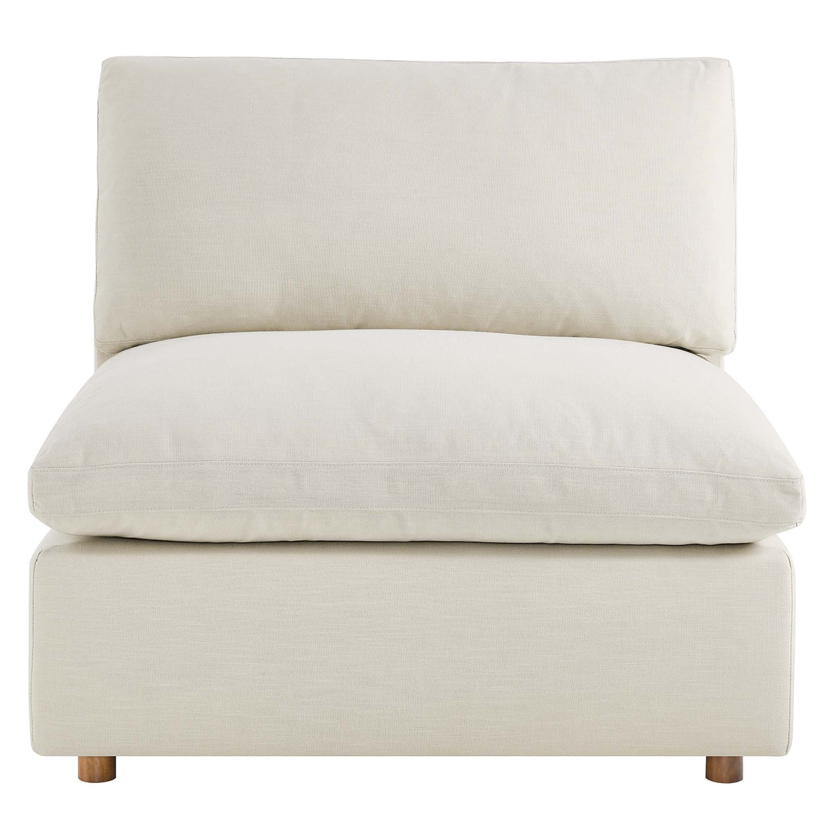 Commix Down Filled Overstuffed Armless Chair