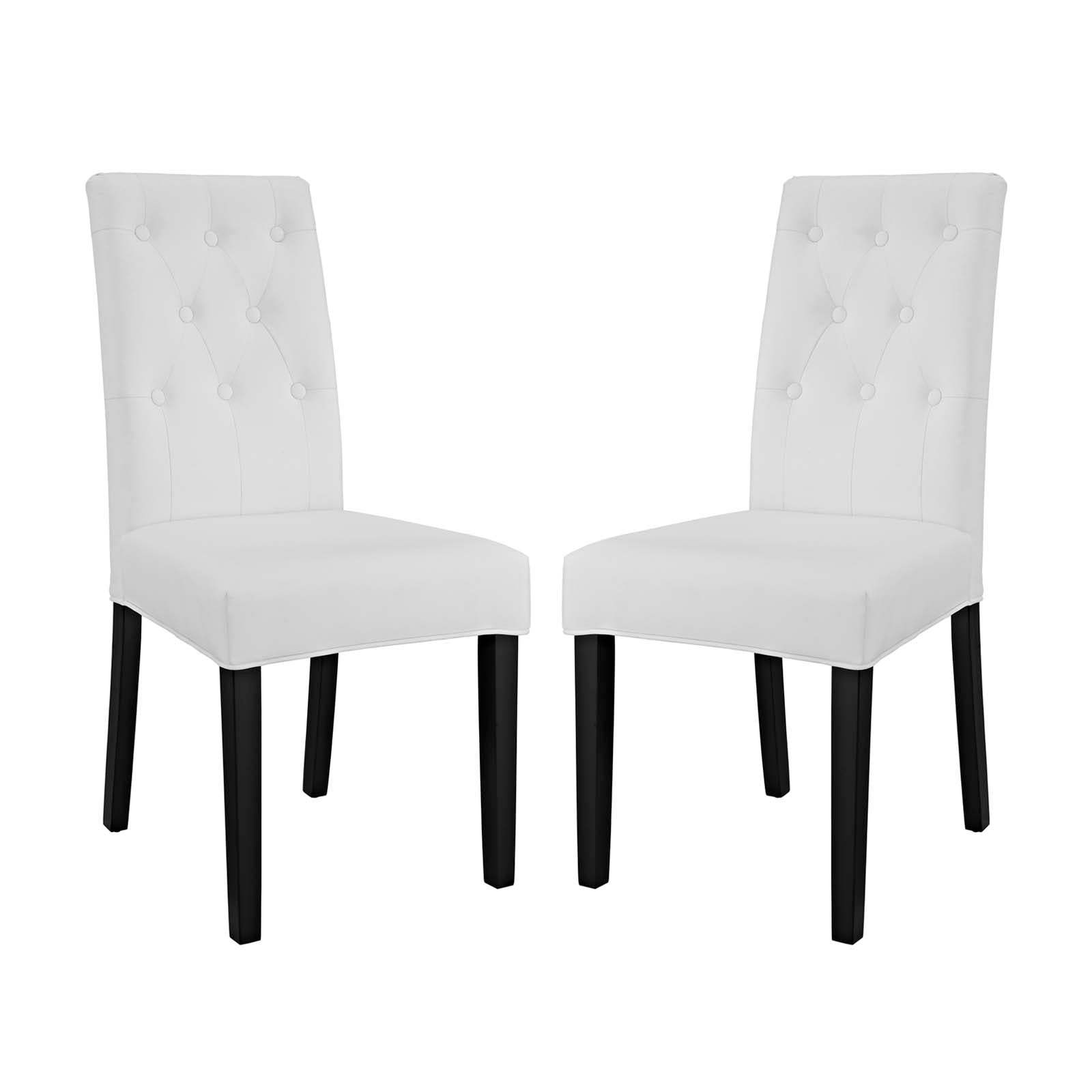 Confer Vinyl Dining Side Chair Set of 2