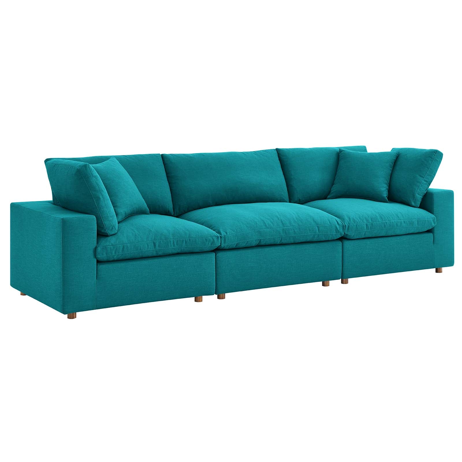 Commix Down Filled Overstuffed 3 Piece Sectional Sofa Set-Sofa Set-Modway-Wall2Wall Furnishings