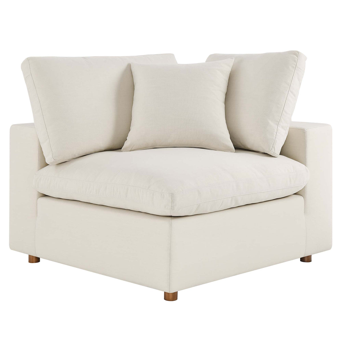 Commix 5 Piece Down Filled Overstuffed Sectional Sofa Set