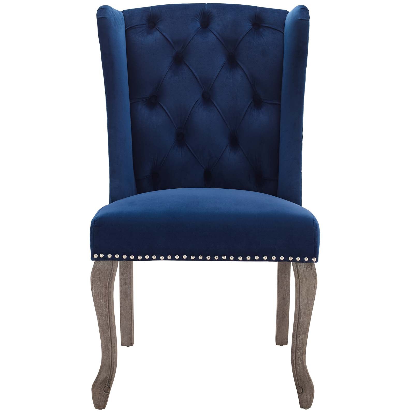 Apprise French Vintage Dining Performance Velvet Side Chair-Dining Chair-Modway-Wall2Wall Furnishings