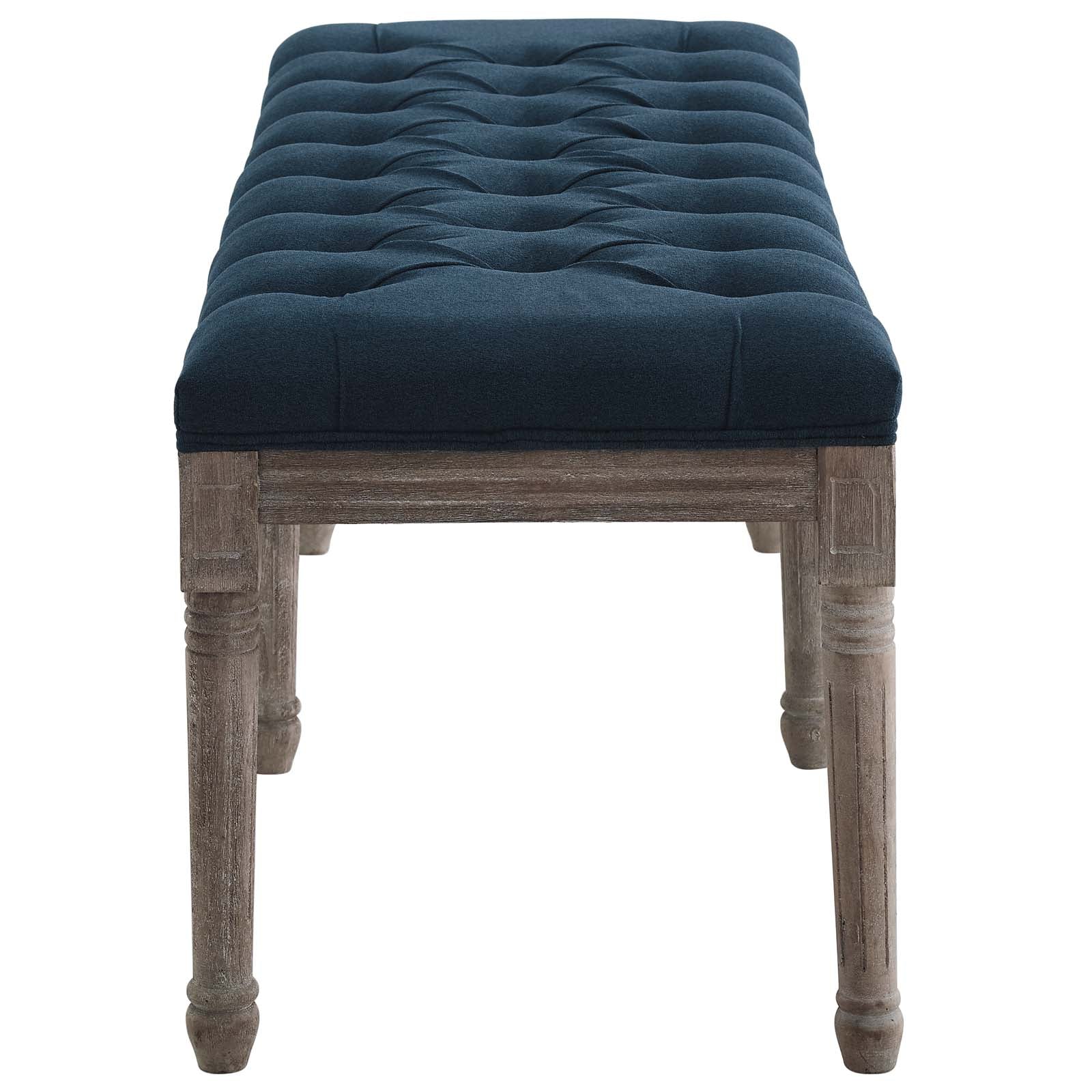 Province French Vintage Upholstered Fabric Bench-Bench-Modway-Wall2Wall Furnishings