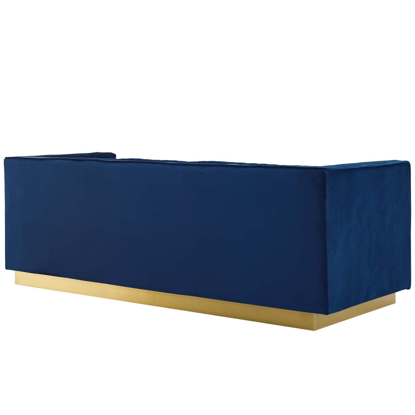 Sanguine Vertical Channel Tufted Performance Velvet Sofa-Sofa-Modway-Wall2Wall Furnishings