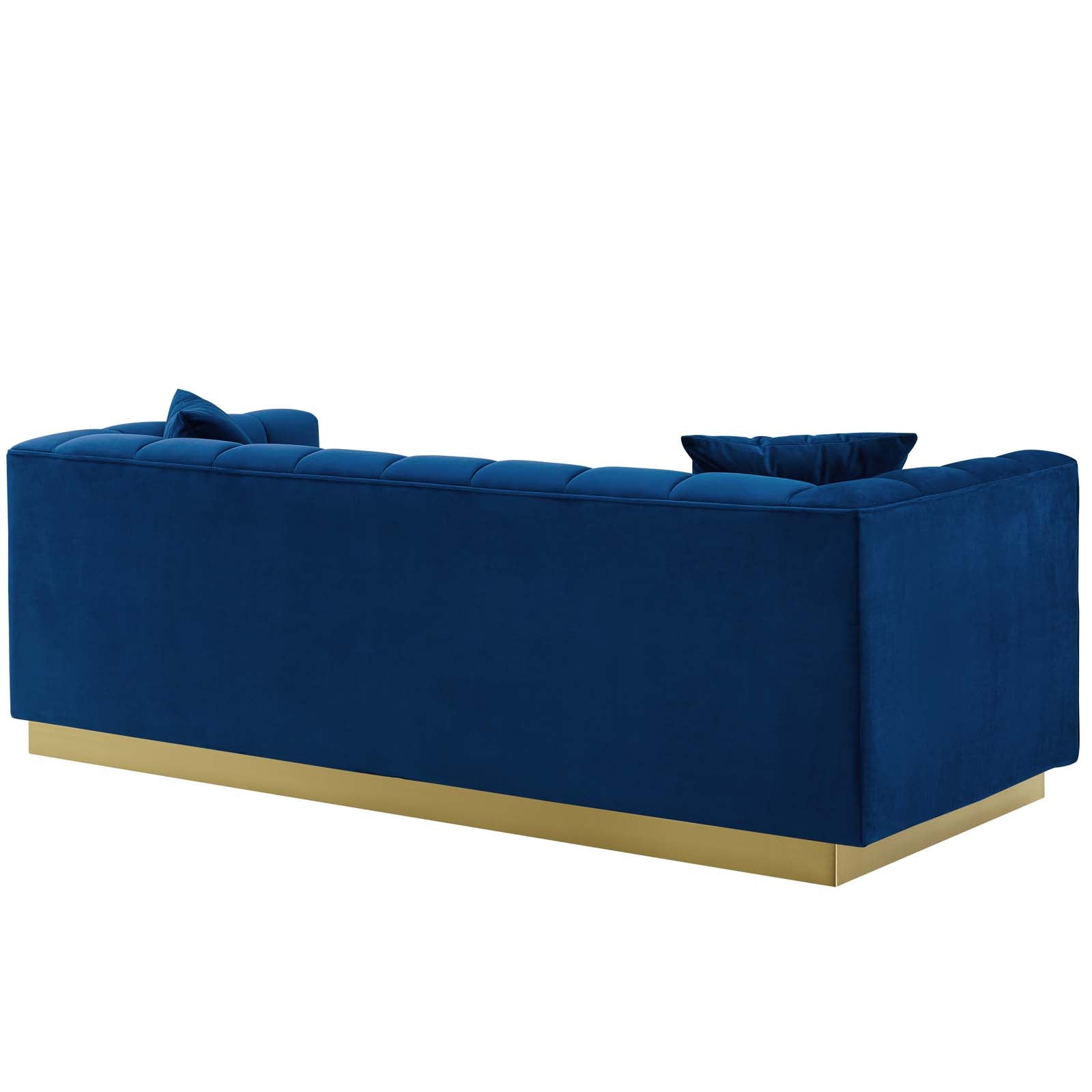 Vivacious Biscuit Tufted Performance Velvet Sofa-Sofa-Modway-Wall2Wall Furnishings