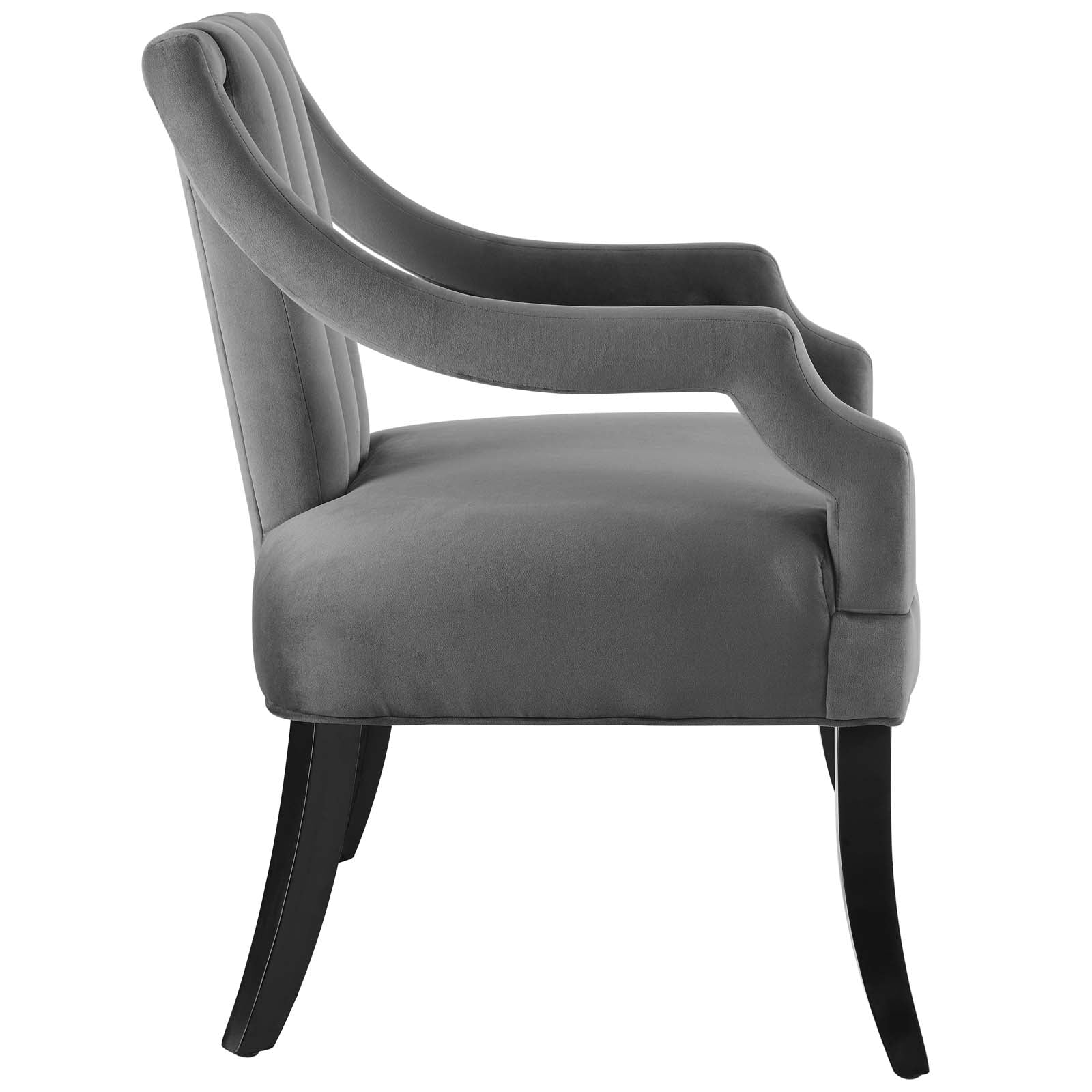 Harken Performance Velvet Accent Chair-Accent Chair-Modway-Wall2Wall Furnishings