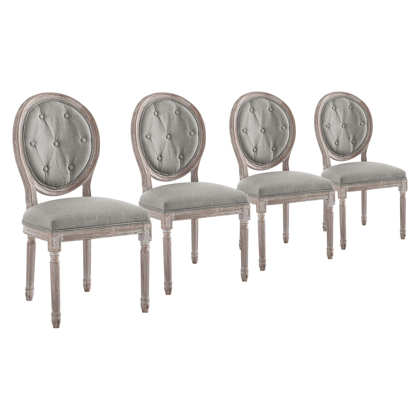 Arise Dining Side Chair Upholstered Fabric Set of 4-Dining Chair-Modway-Wall2Wall Furnishings