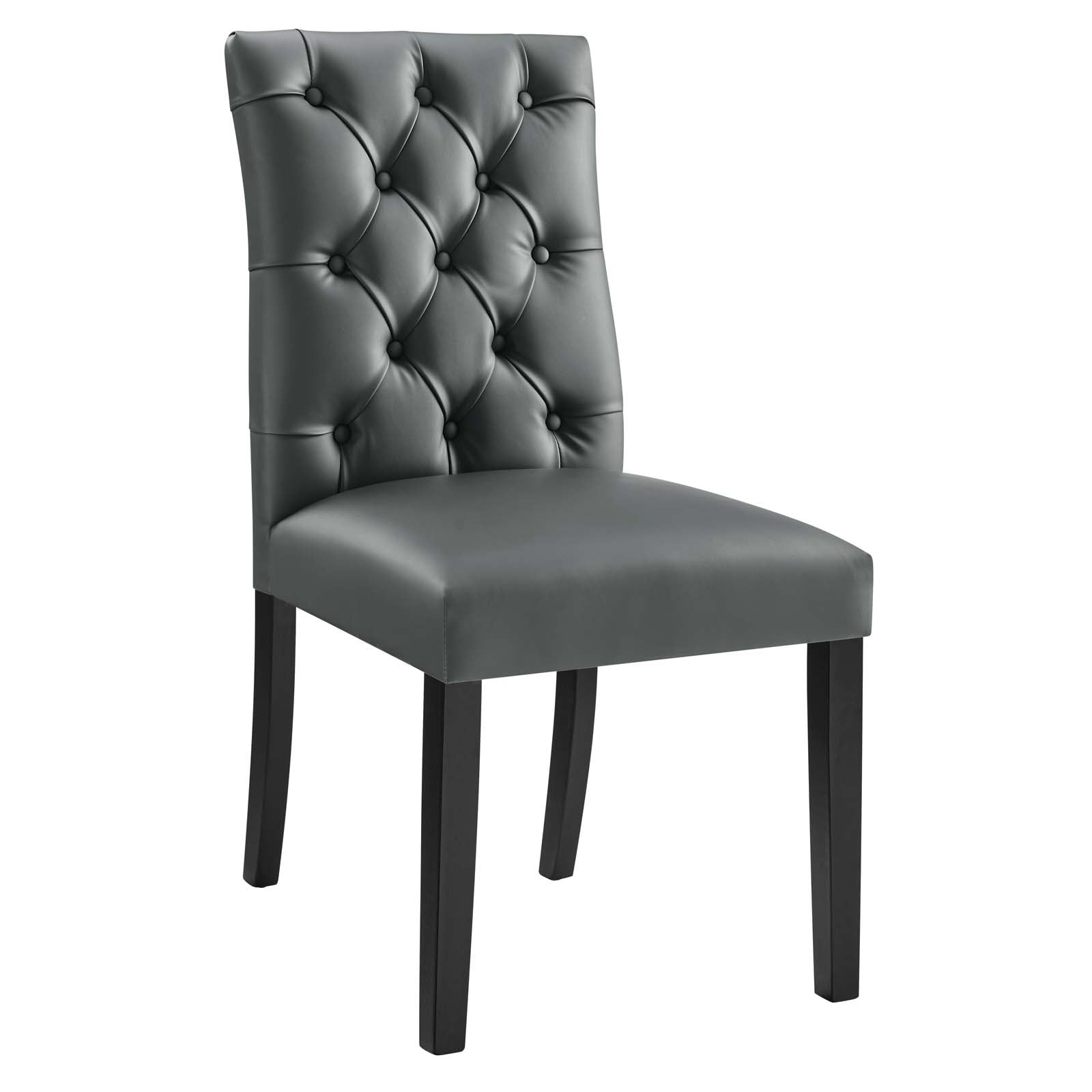 Duchess Dining Chair Vinyl Set of 2-Dining Chair-Modway-Wall2Wall Furnishings